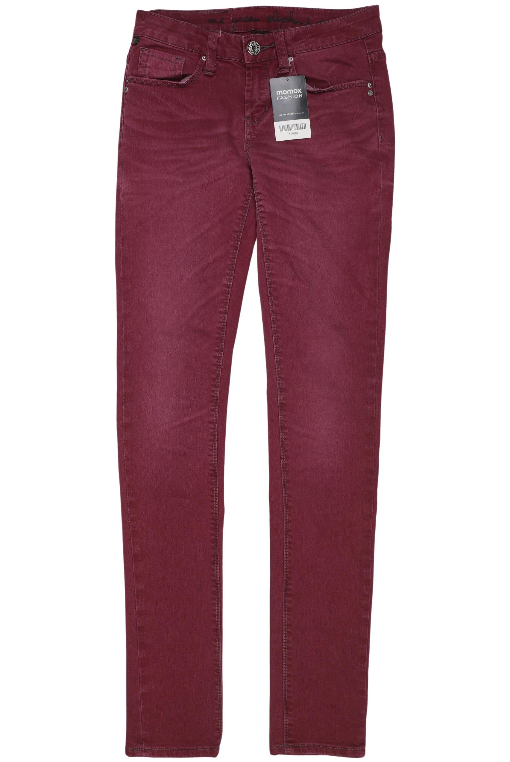 

One Green Elephant Damen Jeans, bordeaux, Gr. 34
