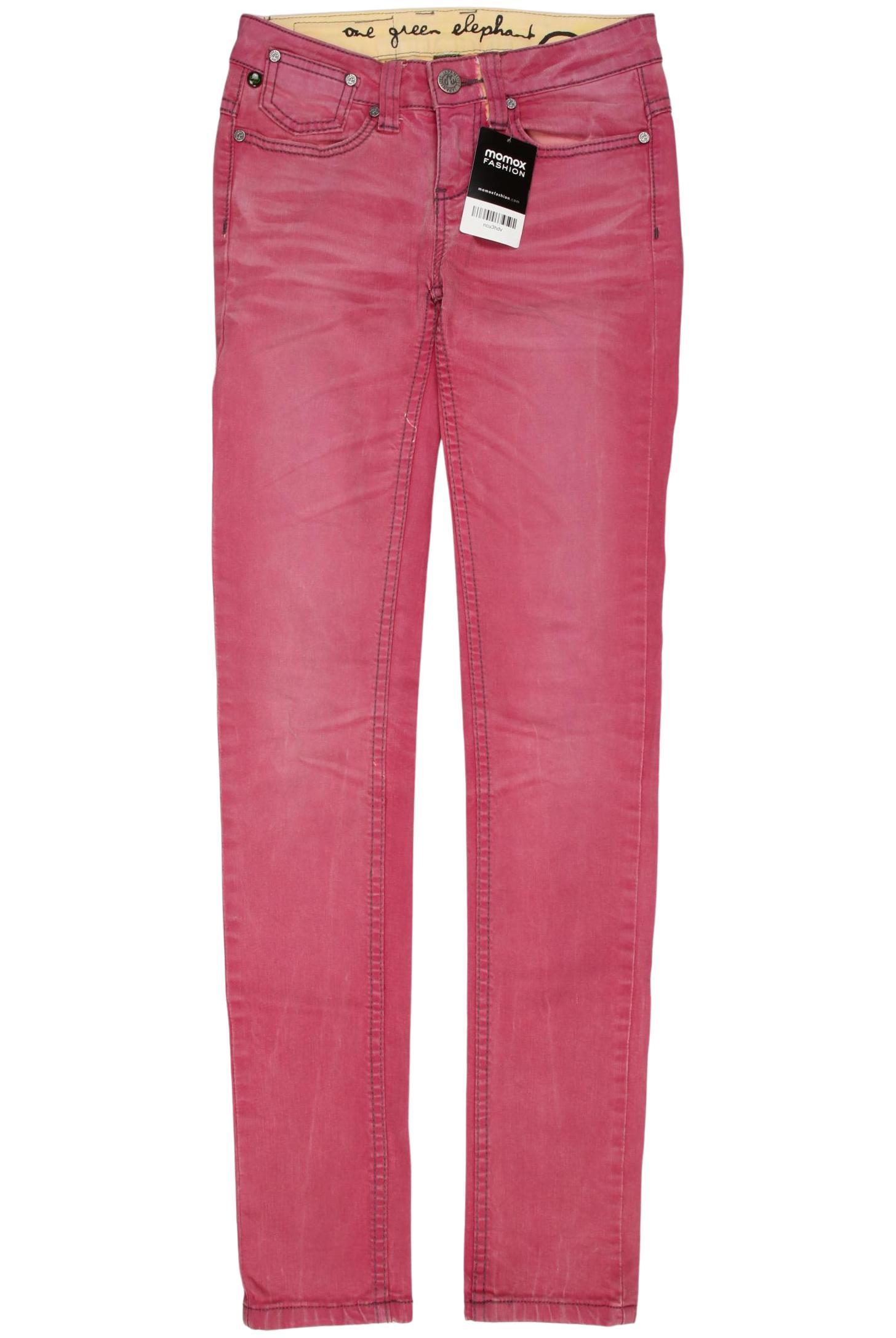 

One Green Elephant Damen Jeans, pink, Gr. 32