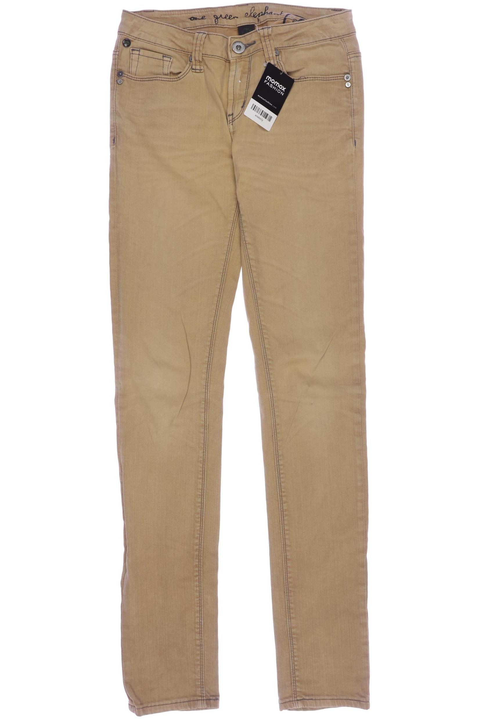 

One Green Elephant Damen Jeans, beige, Gr. 36