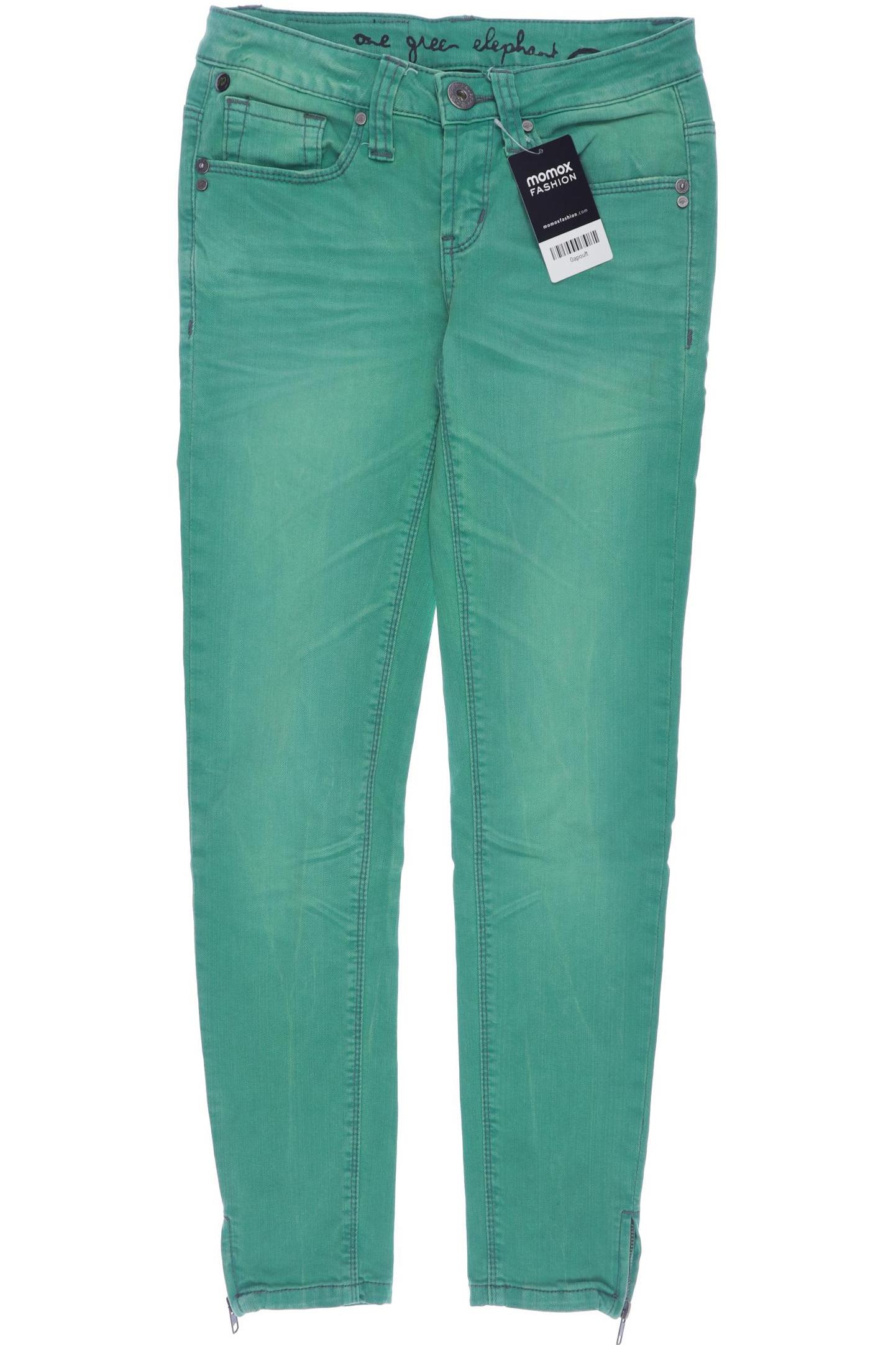 

One Green Elephant Damen Jeans, grün, Gr. 32