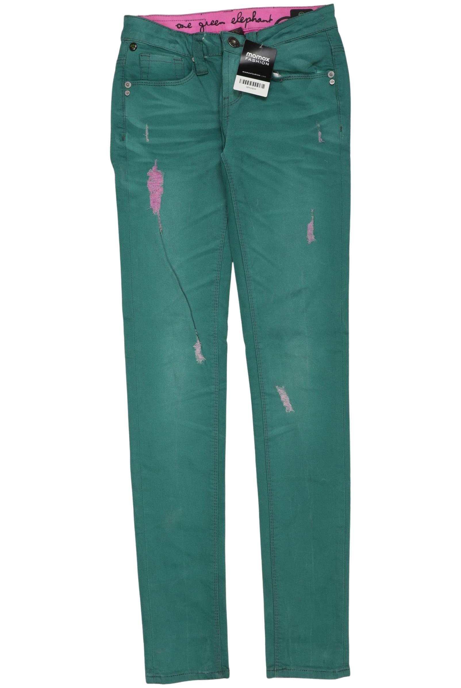 

One Green Elephant Damen Jeans, grün, Gr. 32