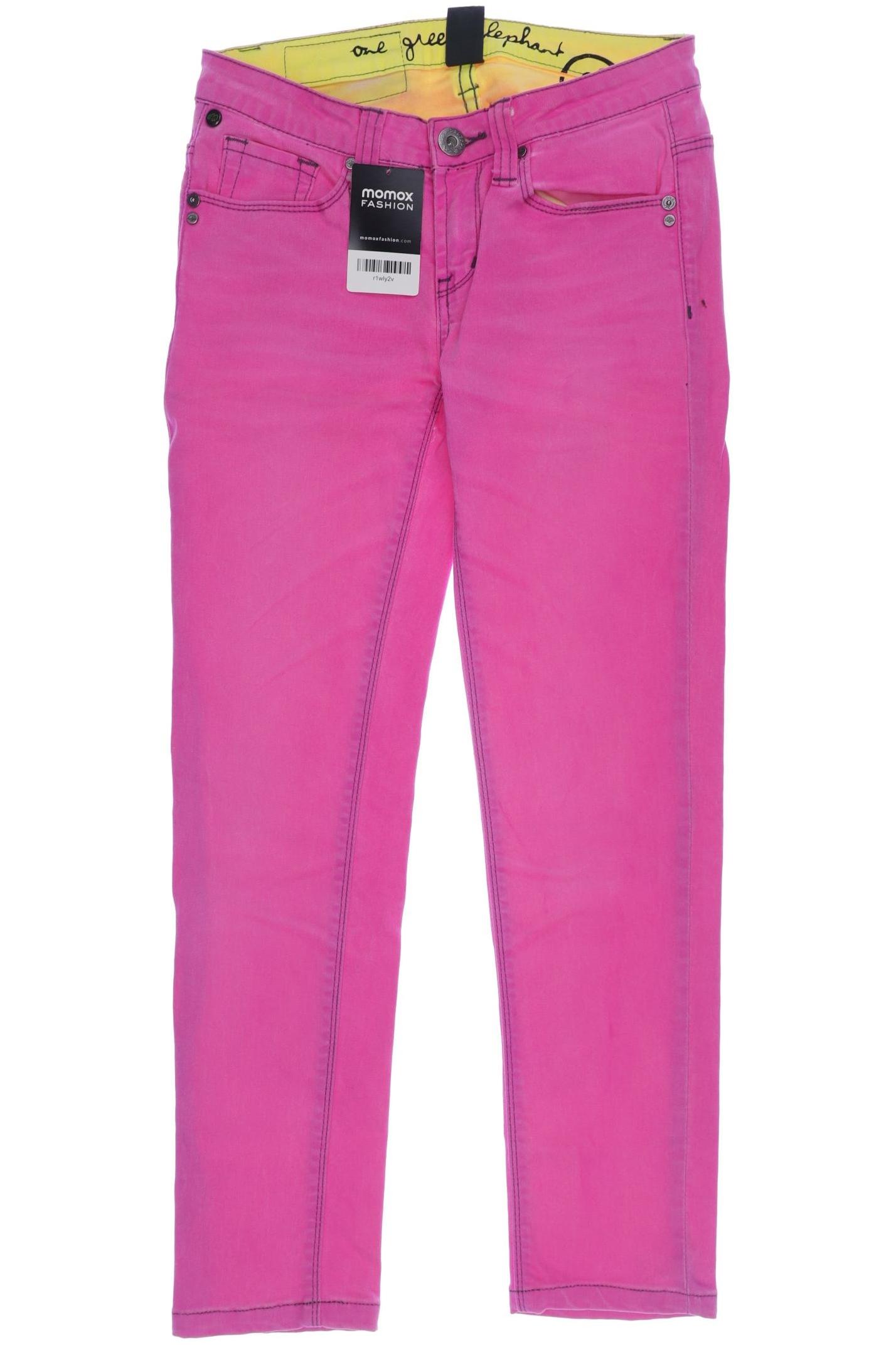 

One Green Elephant Damen Jeans, pink, Gr. 34
