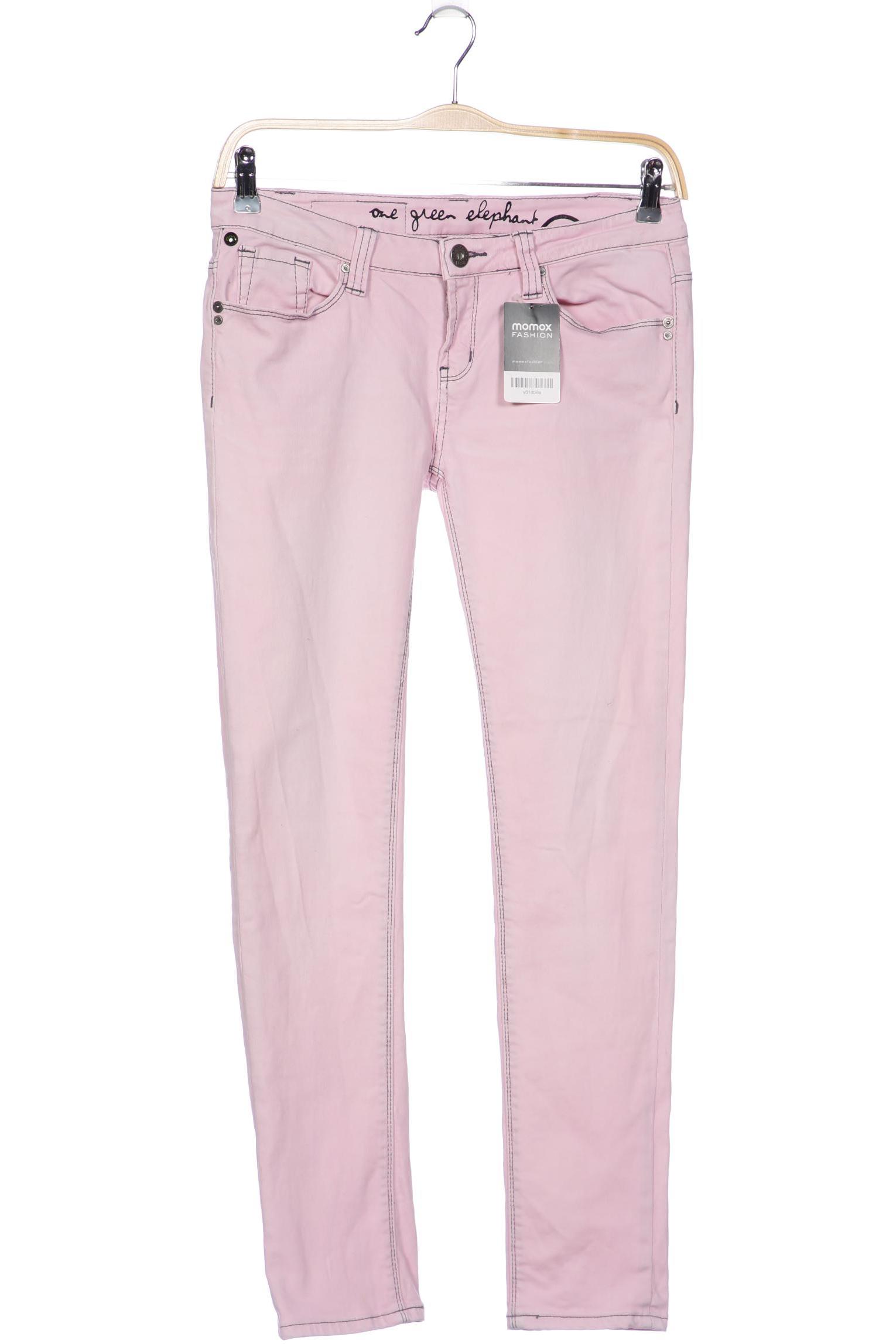 

One Green Elephant Damen Jeans, pink, Gr. 42