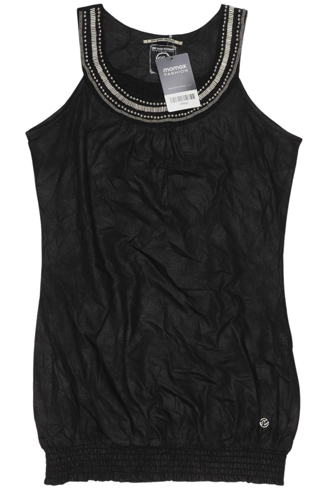 

One Green Elephant Damen Top, schwarz, Gr. 36