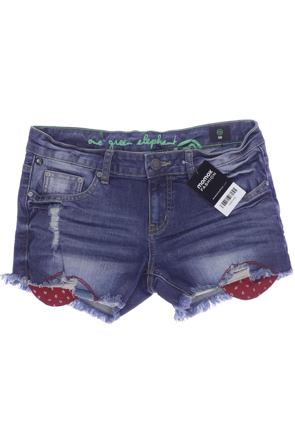 

One Green Elephant Damen Shorts, blau, Gr. 36