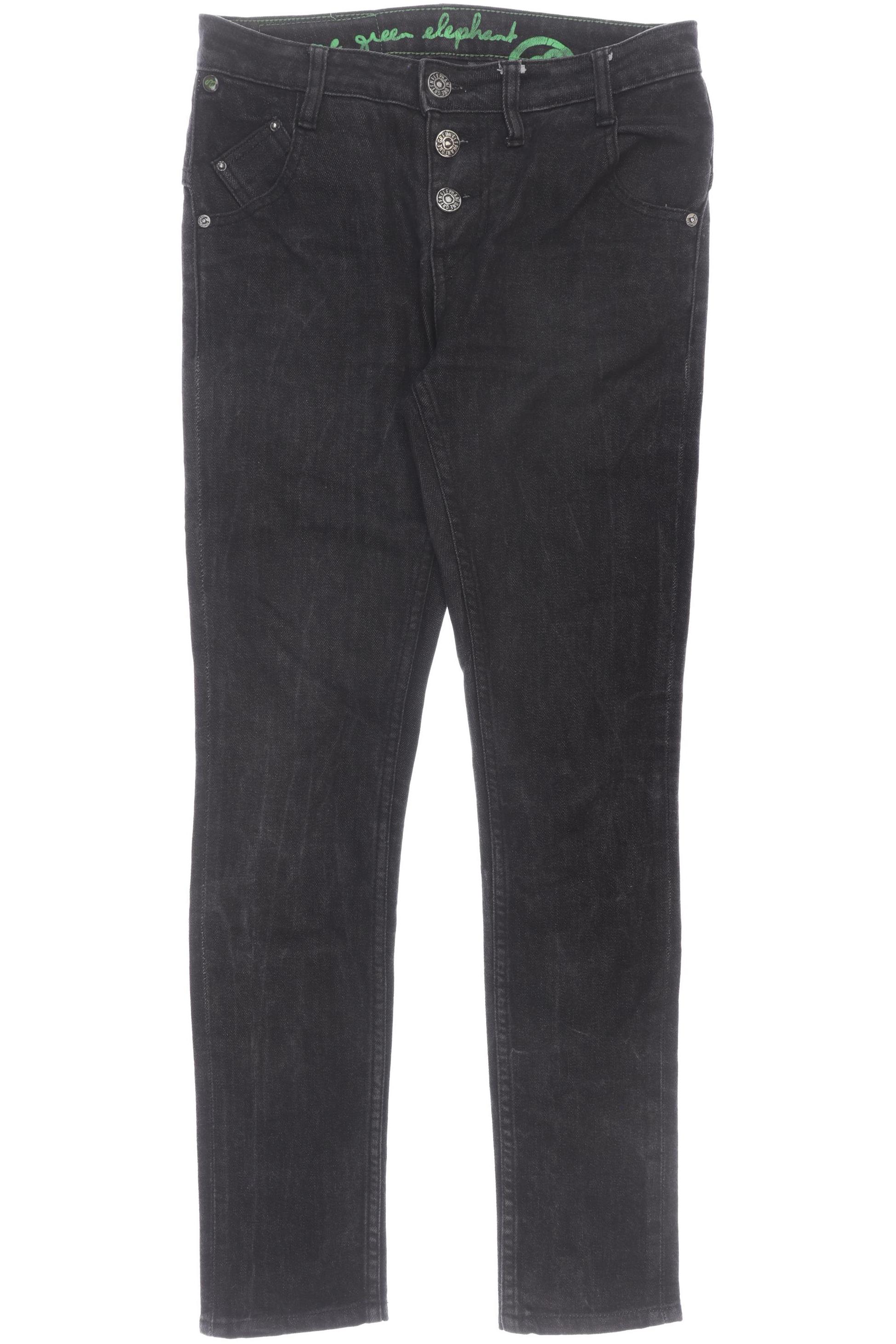 

One Green Elephant Damen Jeans, schwarz
