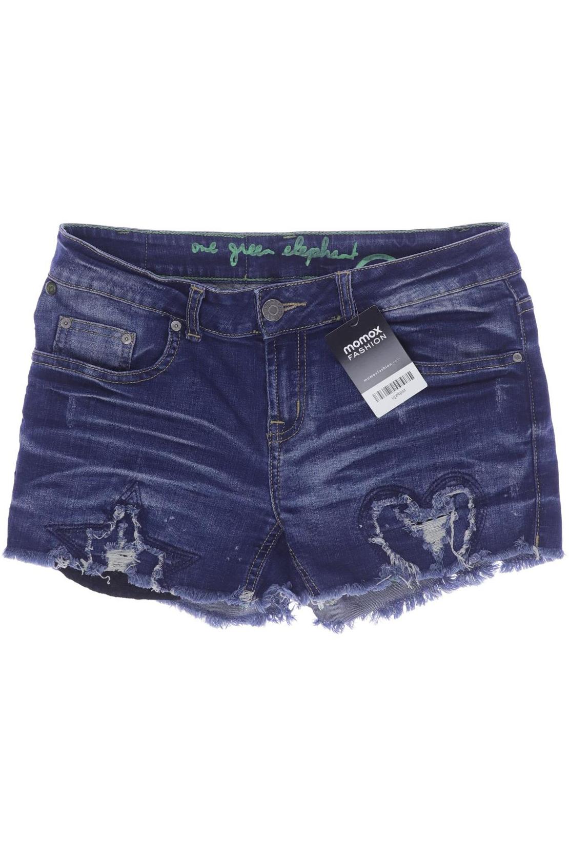 

One Green Elephant Damen Shorts, blau, Gr. 38