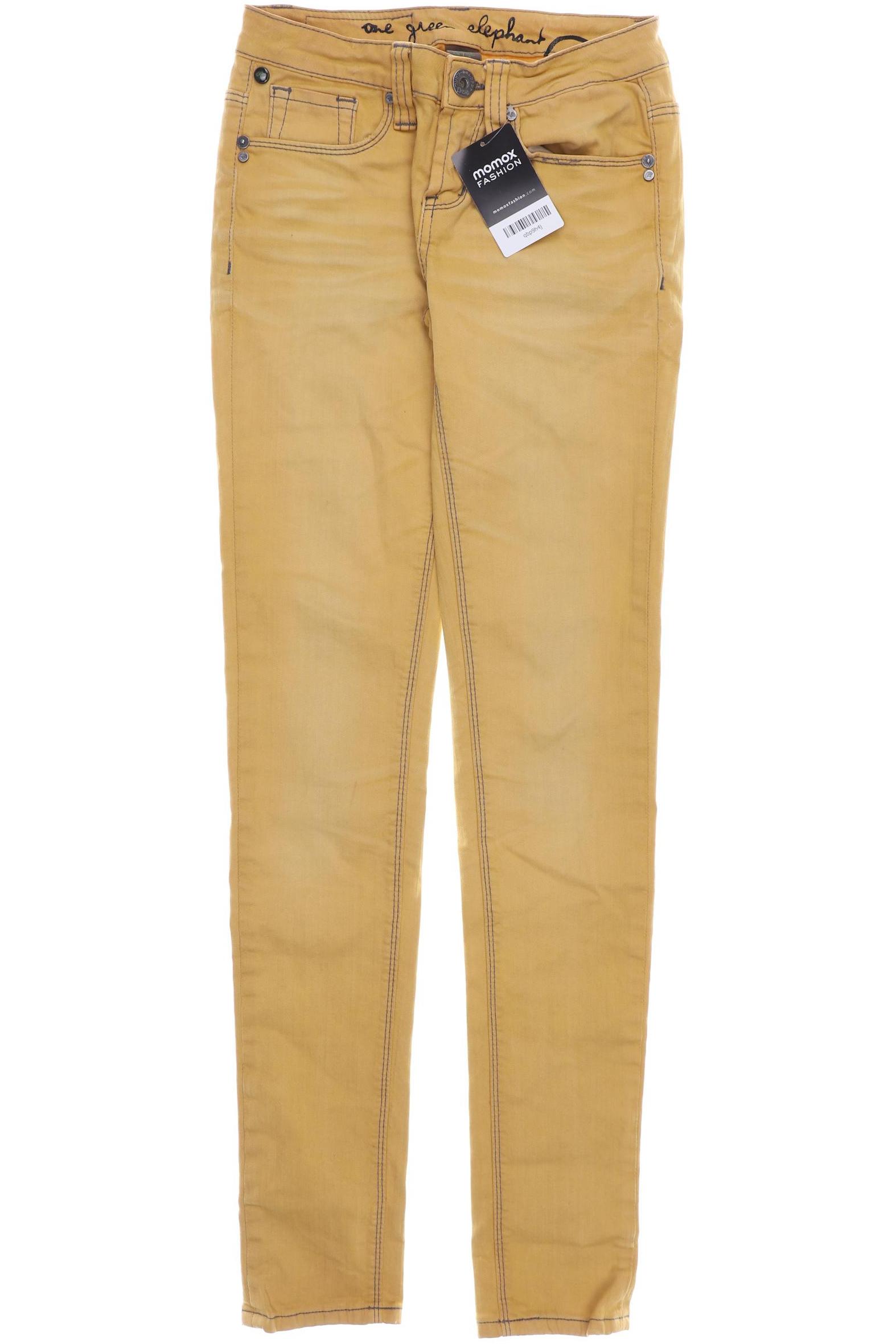 

One Green Elephant Damen Jeans, orange, Gr. 32
