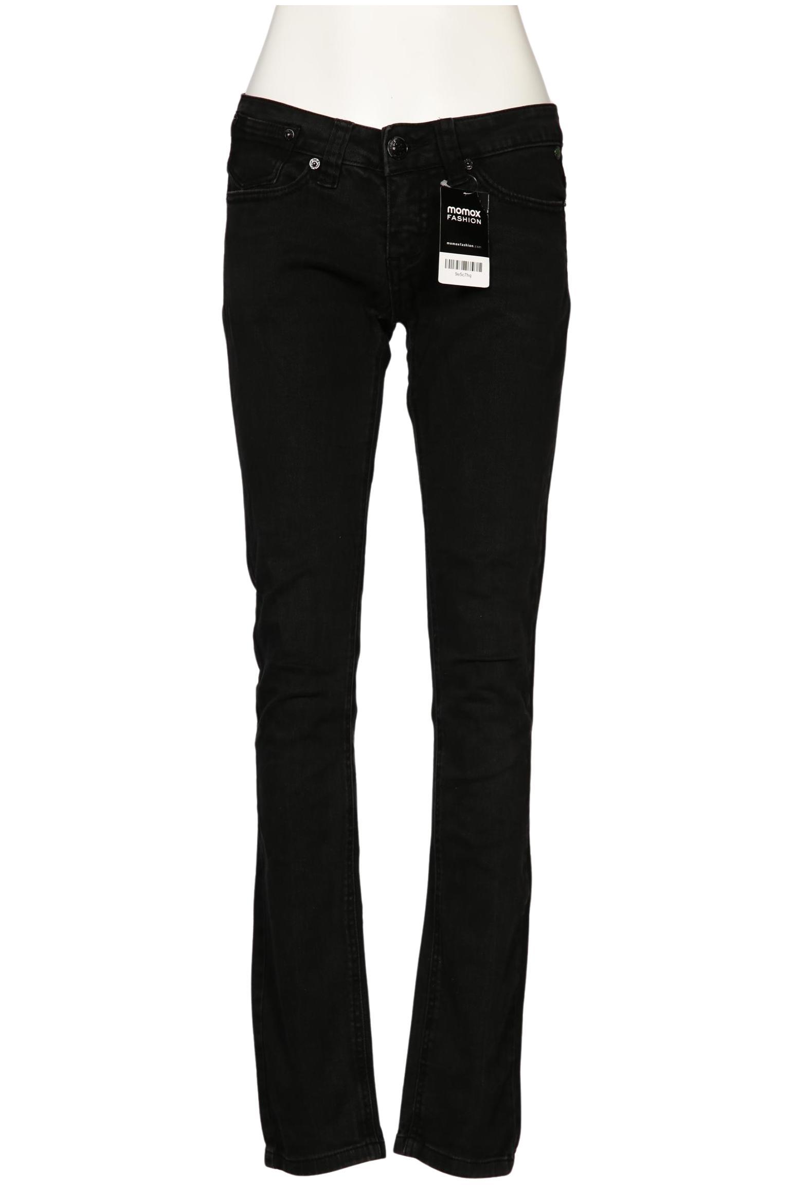 

One Green Elephant Damen Jeans, schwarz, Gr. 0