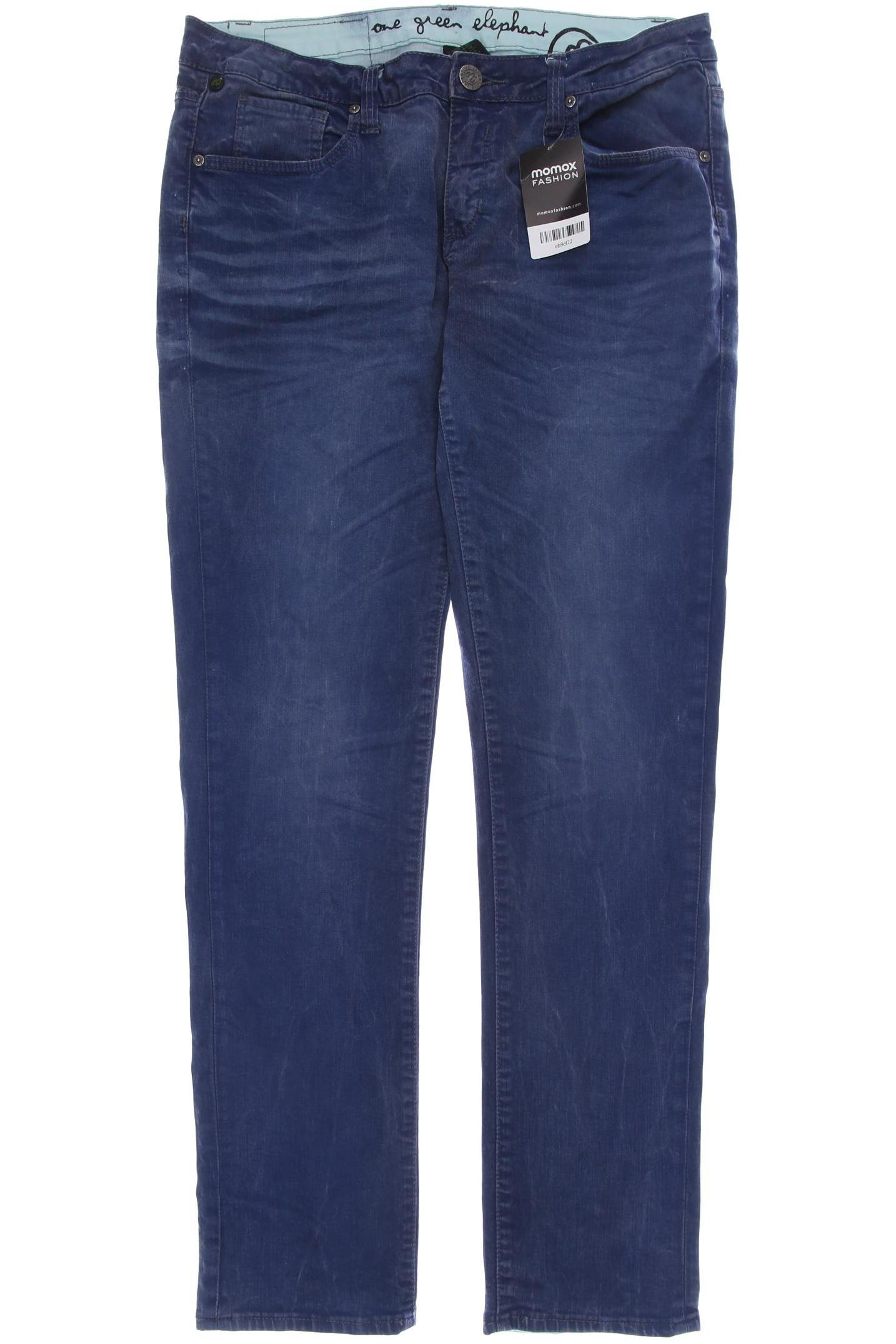

One Green Elephant Damen Jeans, blau, Gr. 42