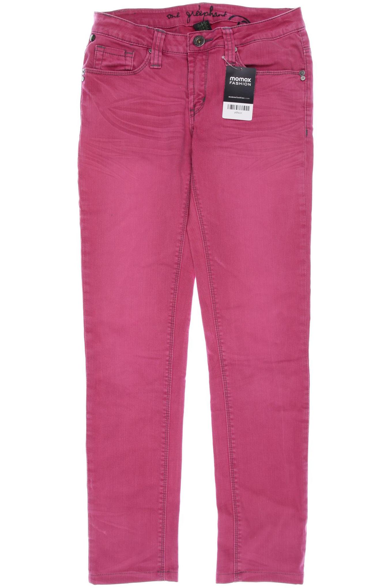 

One Green Elephant Damen Jeans, pink, Gr. 38