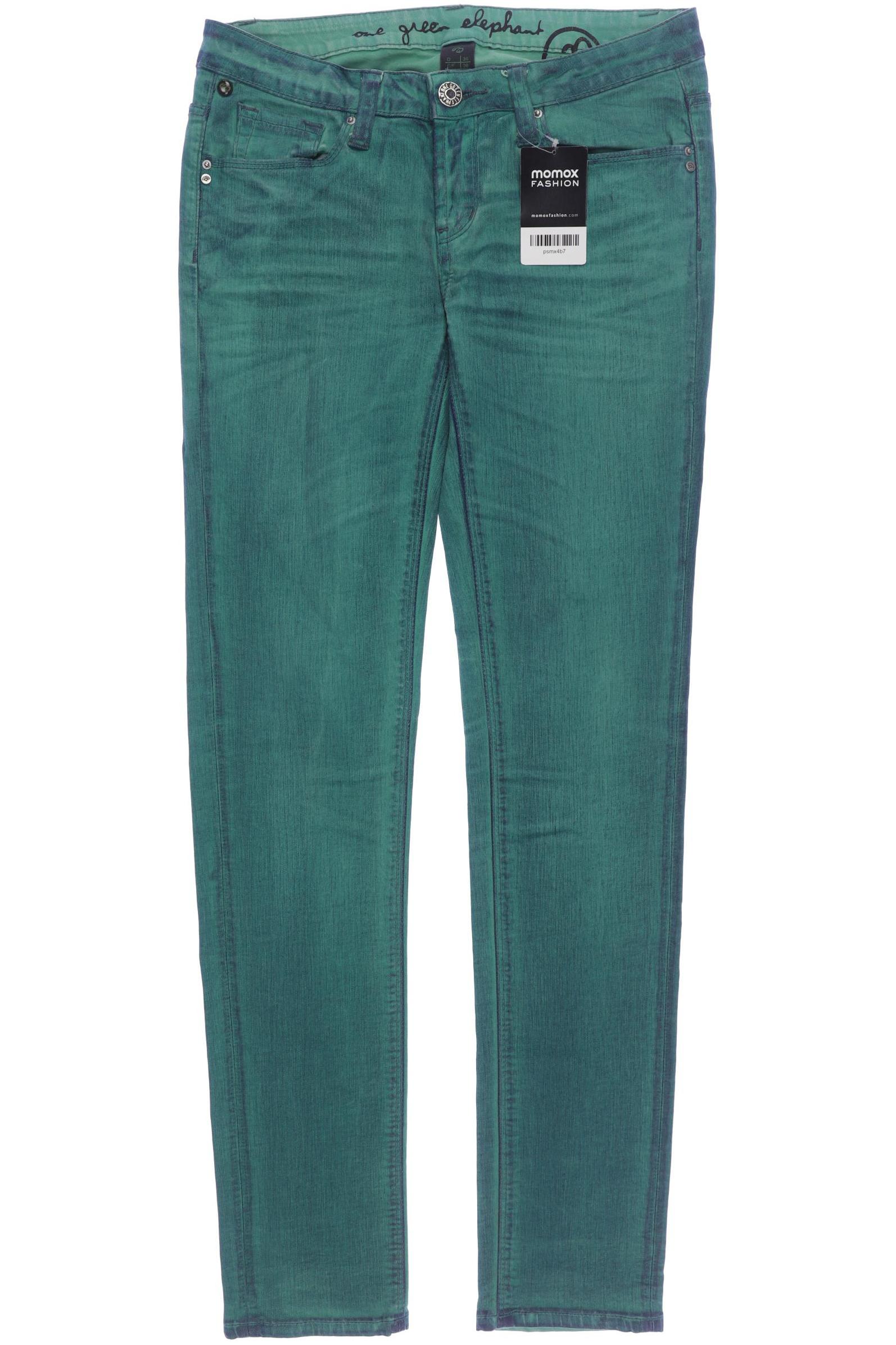 

One Green Elephant Damen Jeans, grün, Gr. 36