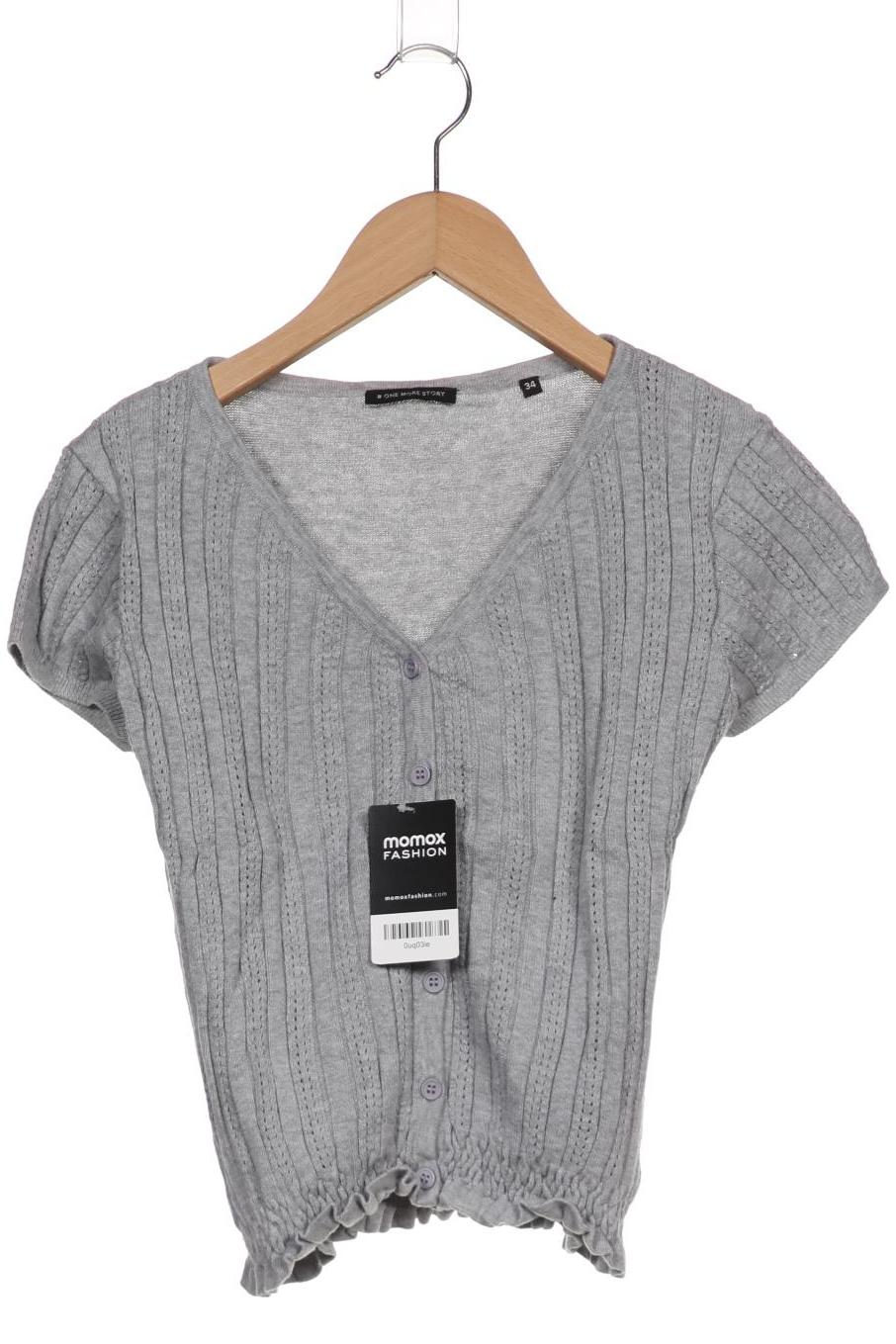 

ONE More Story Damen Strickjacke, grau, Gr. 34