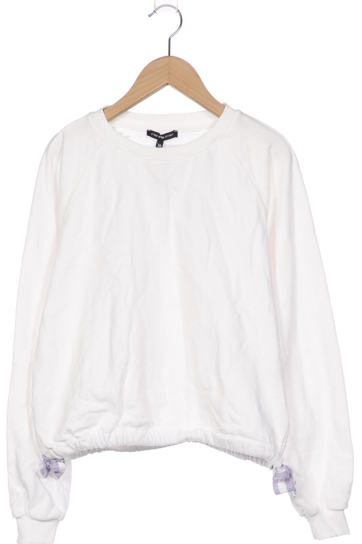 

ONE MORE STORY Damen Sweatshirt, weiß