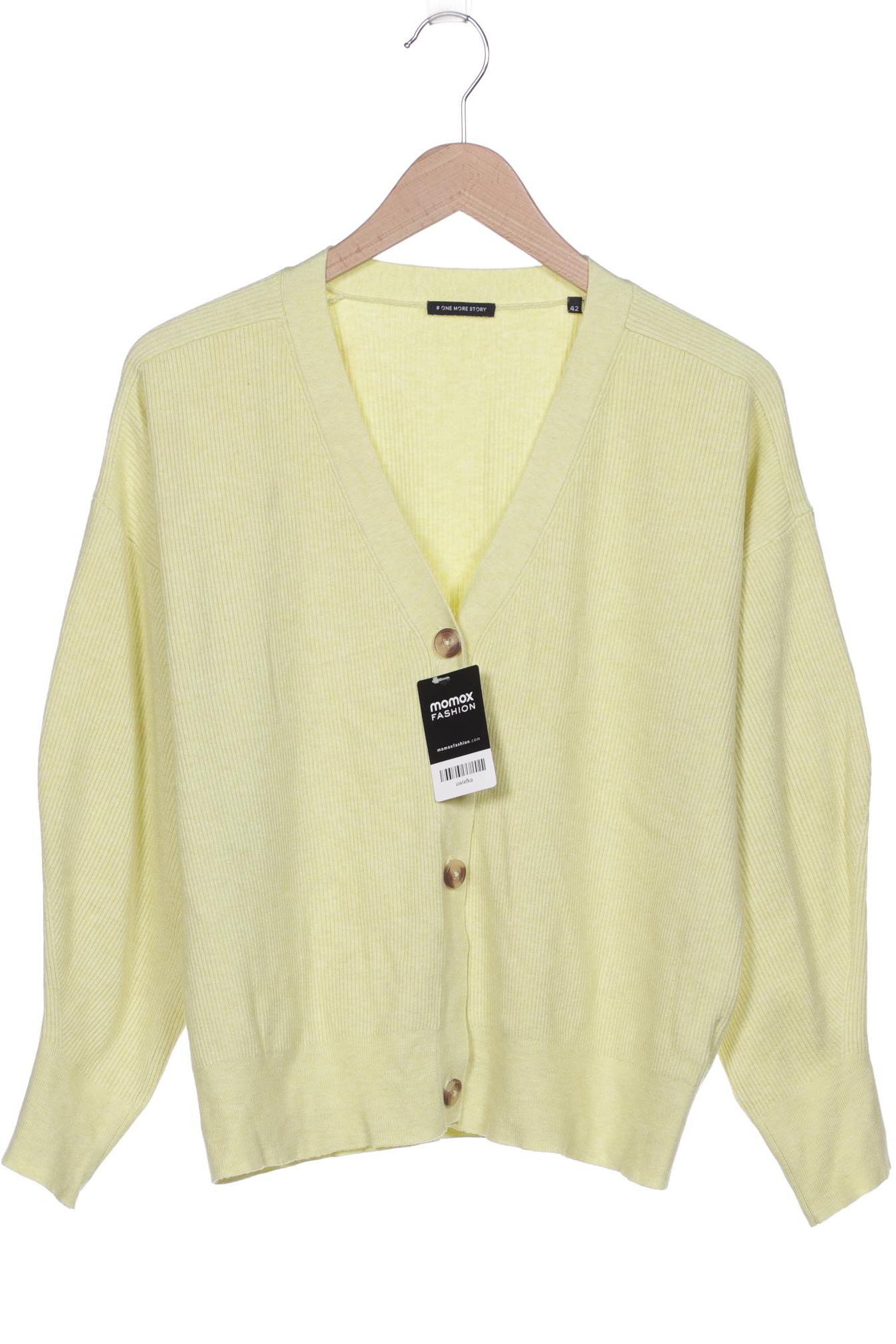 

ONE More Story Damen Strickjacke, gelb, Gr. 42