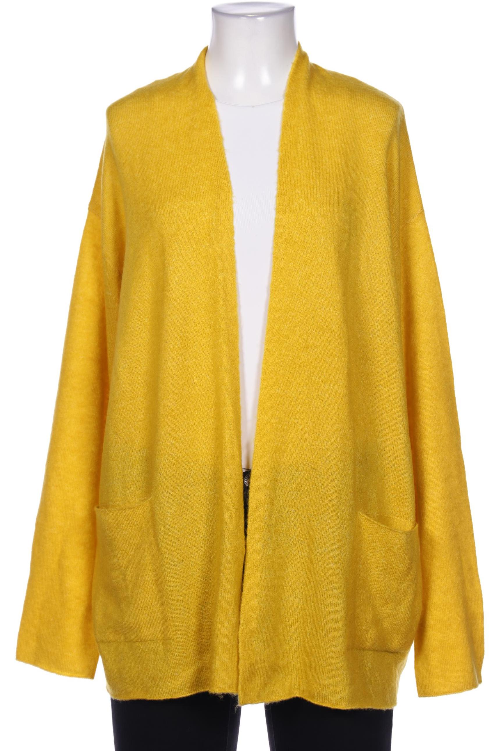 

ONE More Story Damen Strickjacke, gelb, Gr. 36