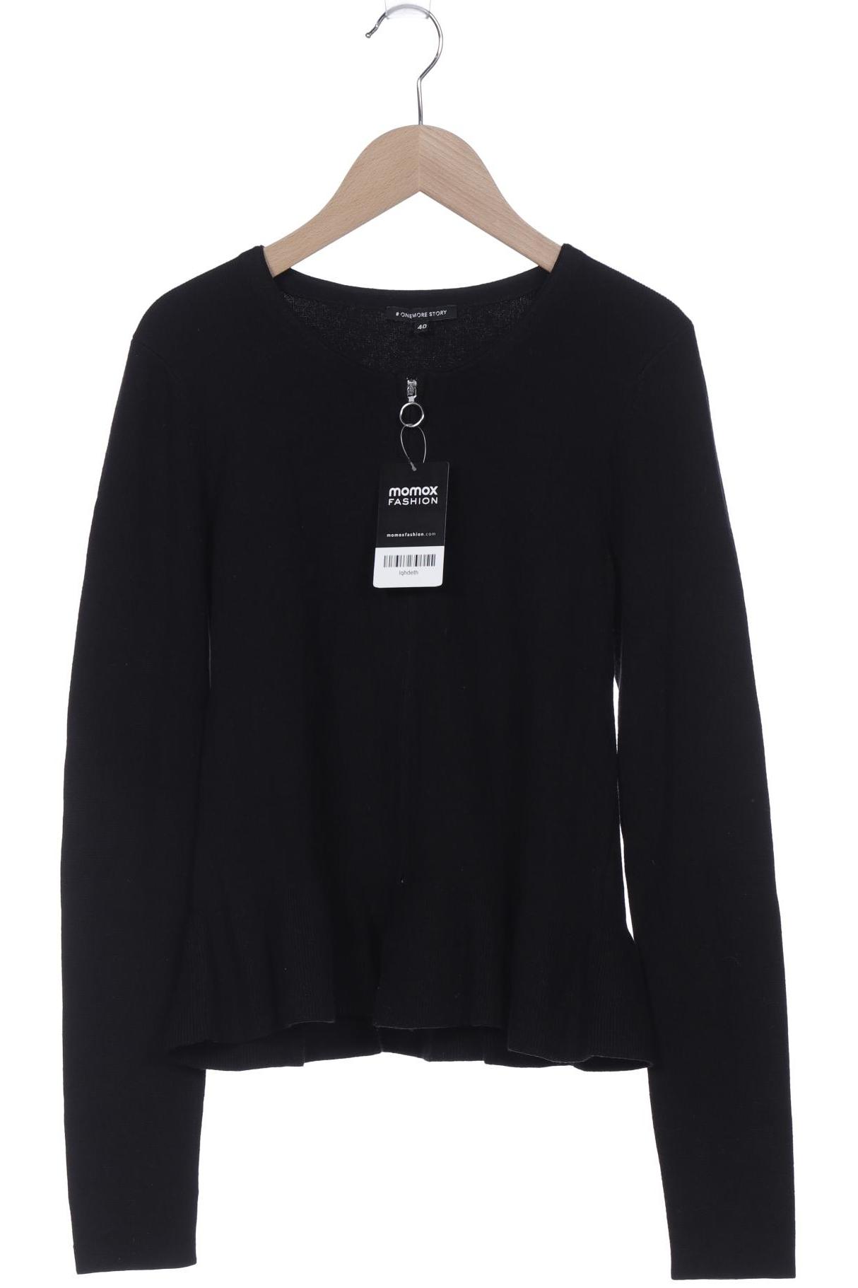 

ONE More Story Damen Strickjacke, schwarz, Gr. 40