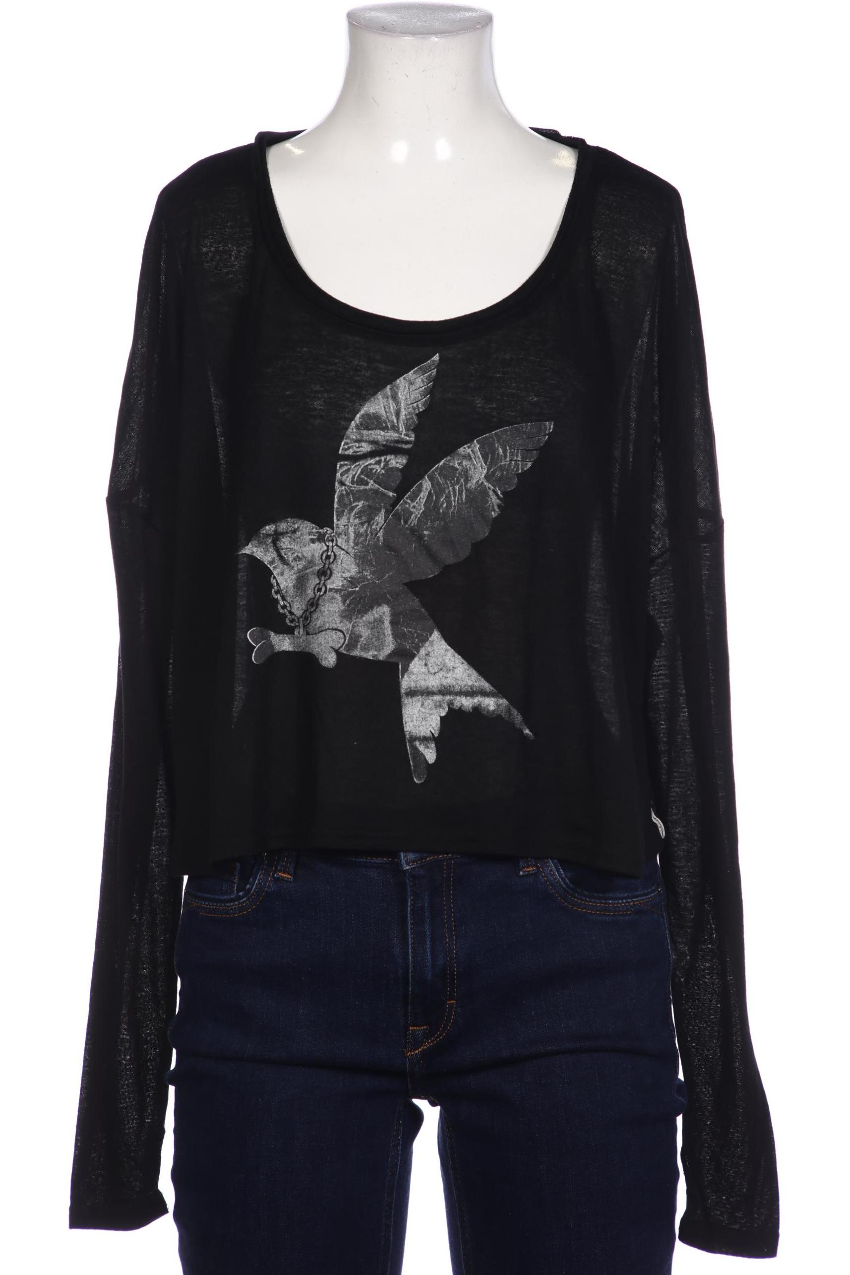 

one teaspoon Damen Langarmshirt, schwarz, Gr. 8