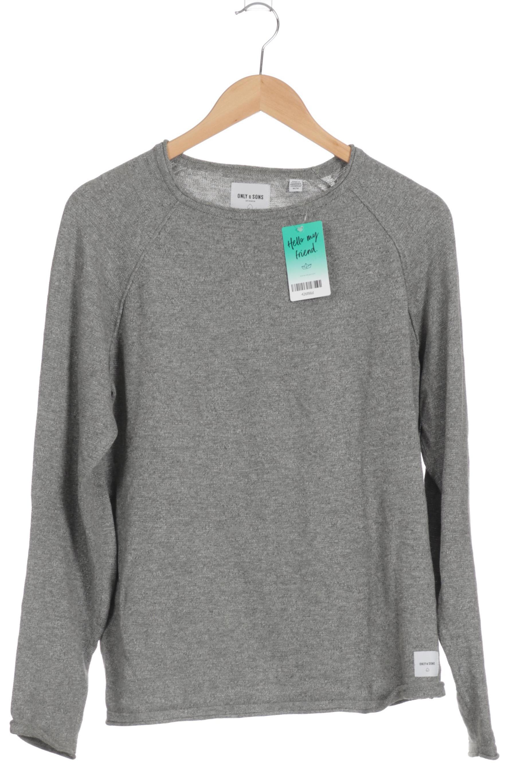Thumbnail - Only &amp; Sons Herren Pullover, grau, Gr.