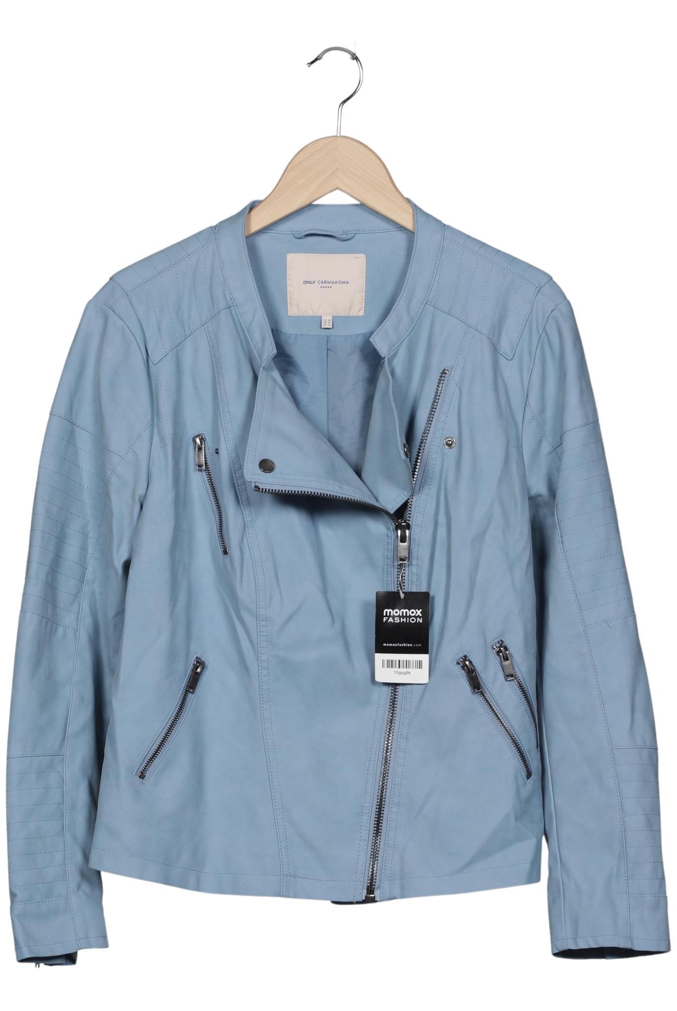 

Only Carmakoma Damen Jacke, hellblau, Gr. 46
