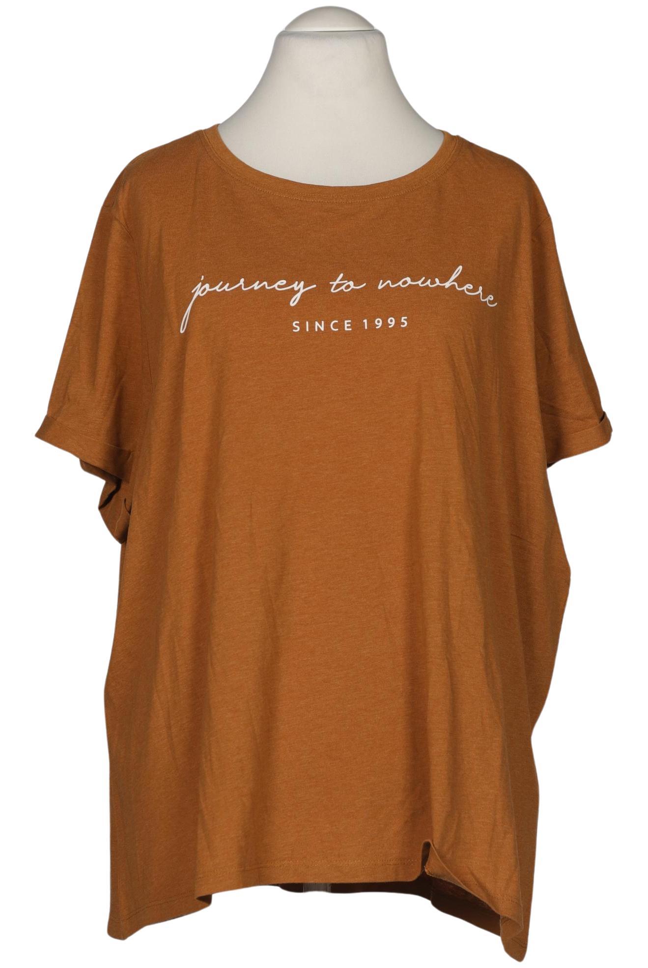 

Only Carmakoma Damen T-Shirt, braun, Gr. 54