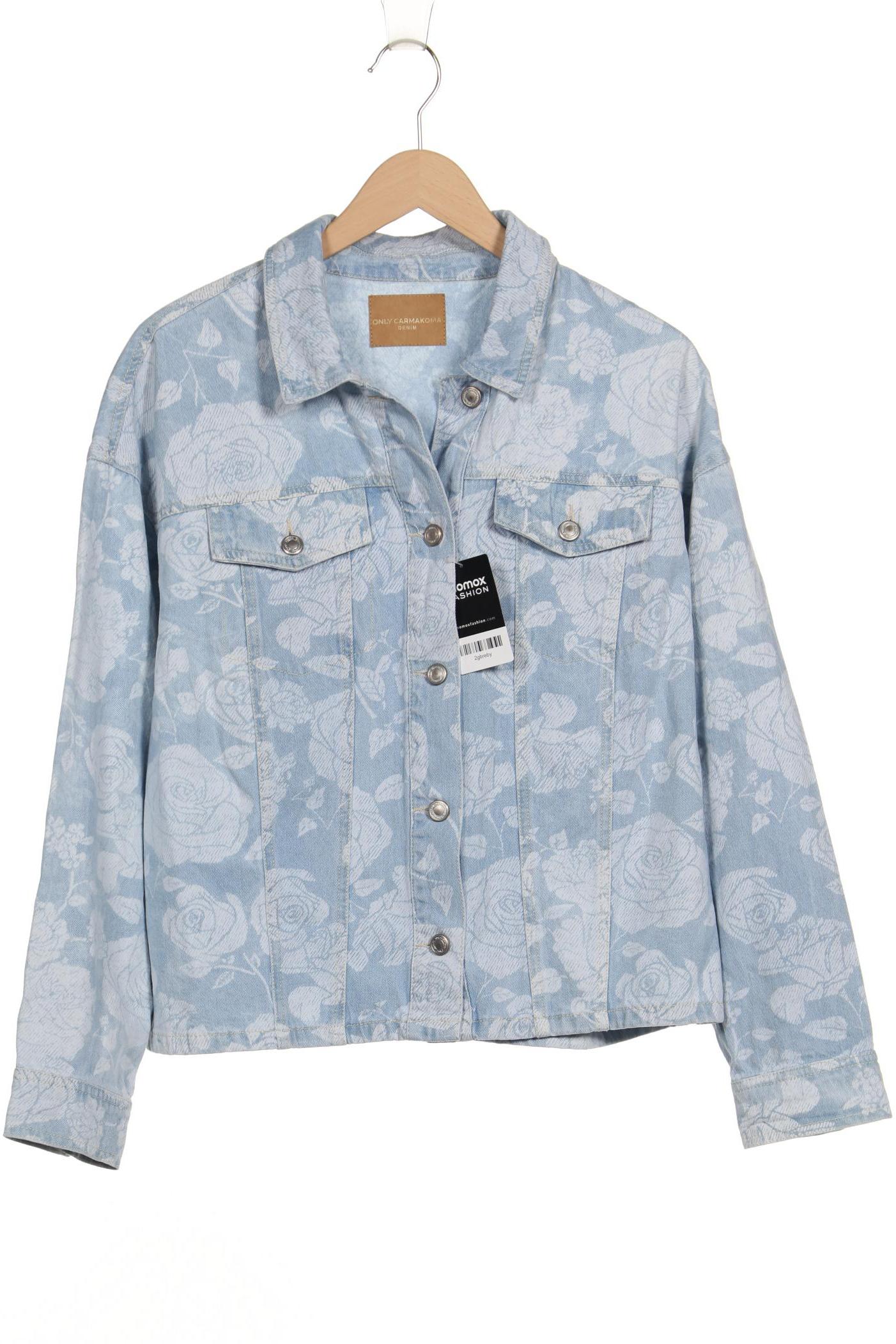 

Only Carmakoma Damen Jacke, hellblau, Gr. 46