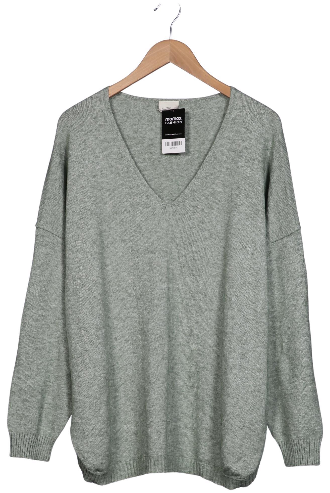 

Only Carmakoma Damen Pullover, hellgrün, Gr. 44