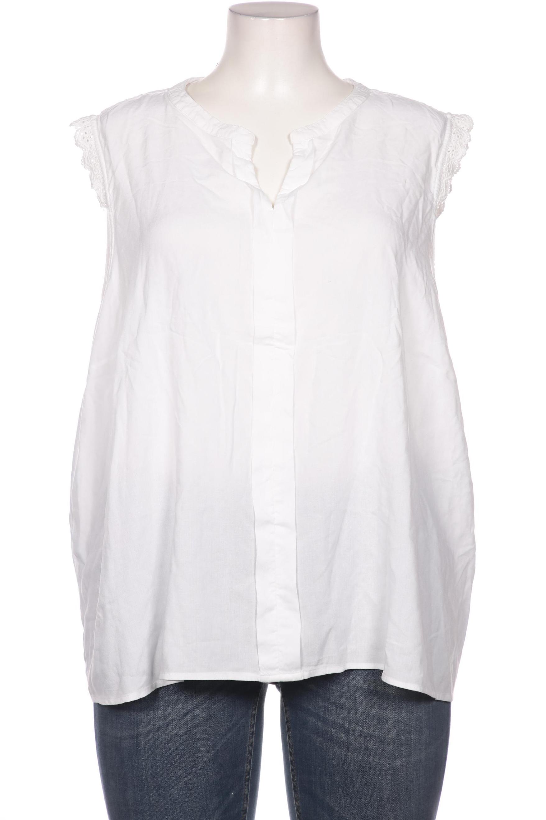 

Only Carmakoma Damen Bluse, weiß, Gr. 52