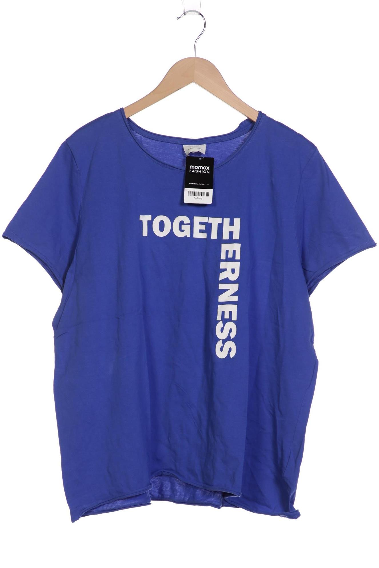 

Only Carmakoma Damen T-Shirt, blau, Gr. 48