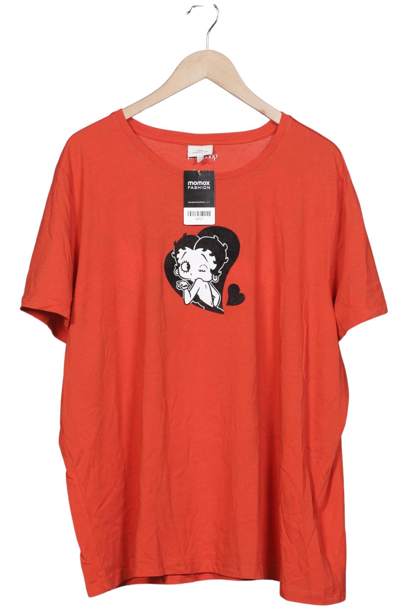 

Only Carmakoma Damen T-Shirt, rot, Gr. 42