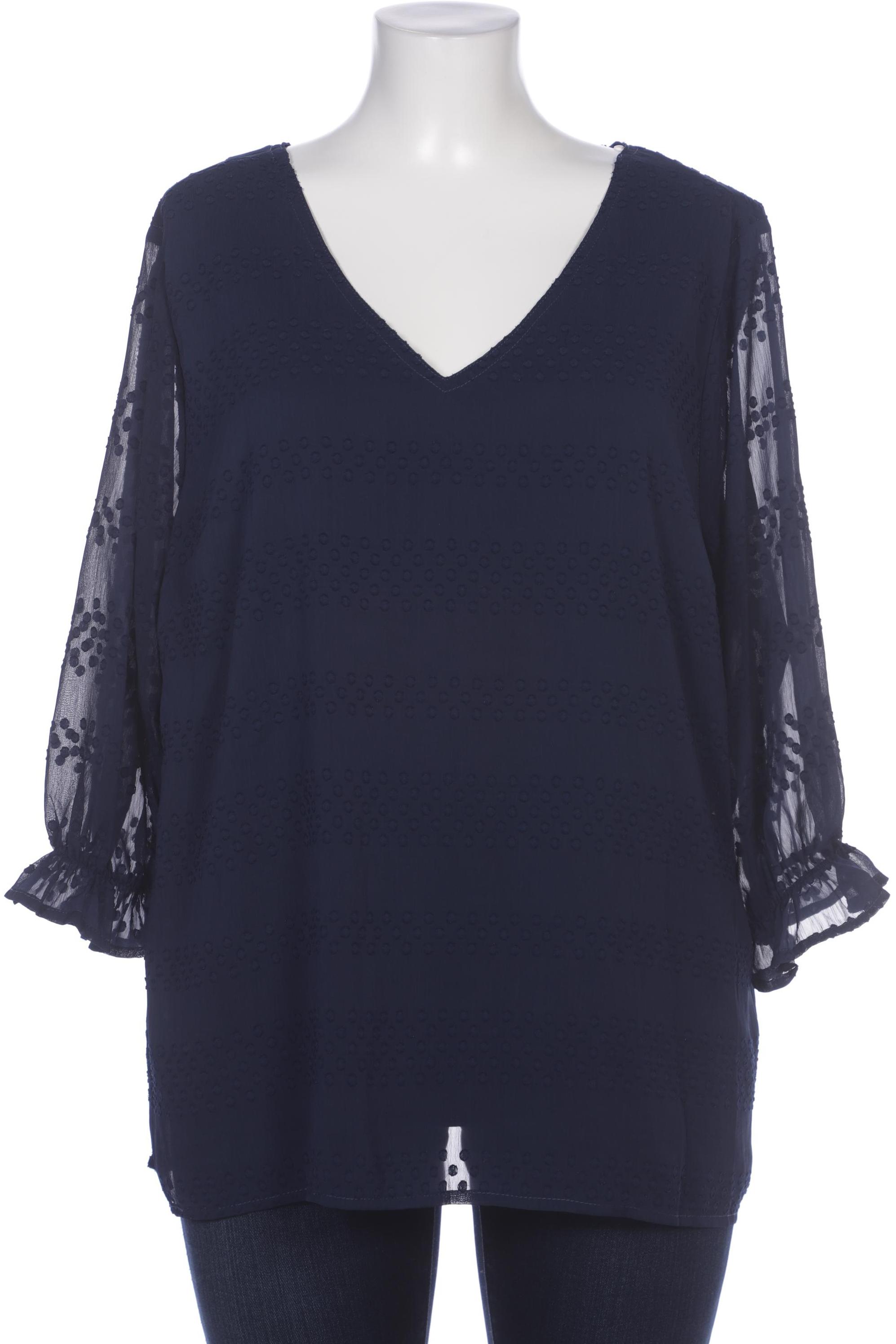 

Only Carmakoma Damen Bluse, marineblau, Gr. 50