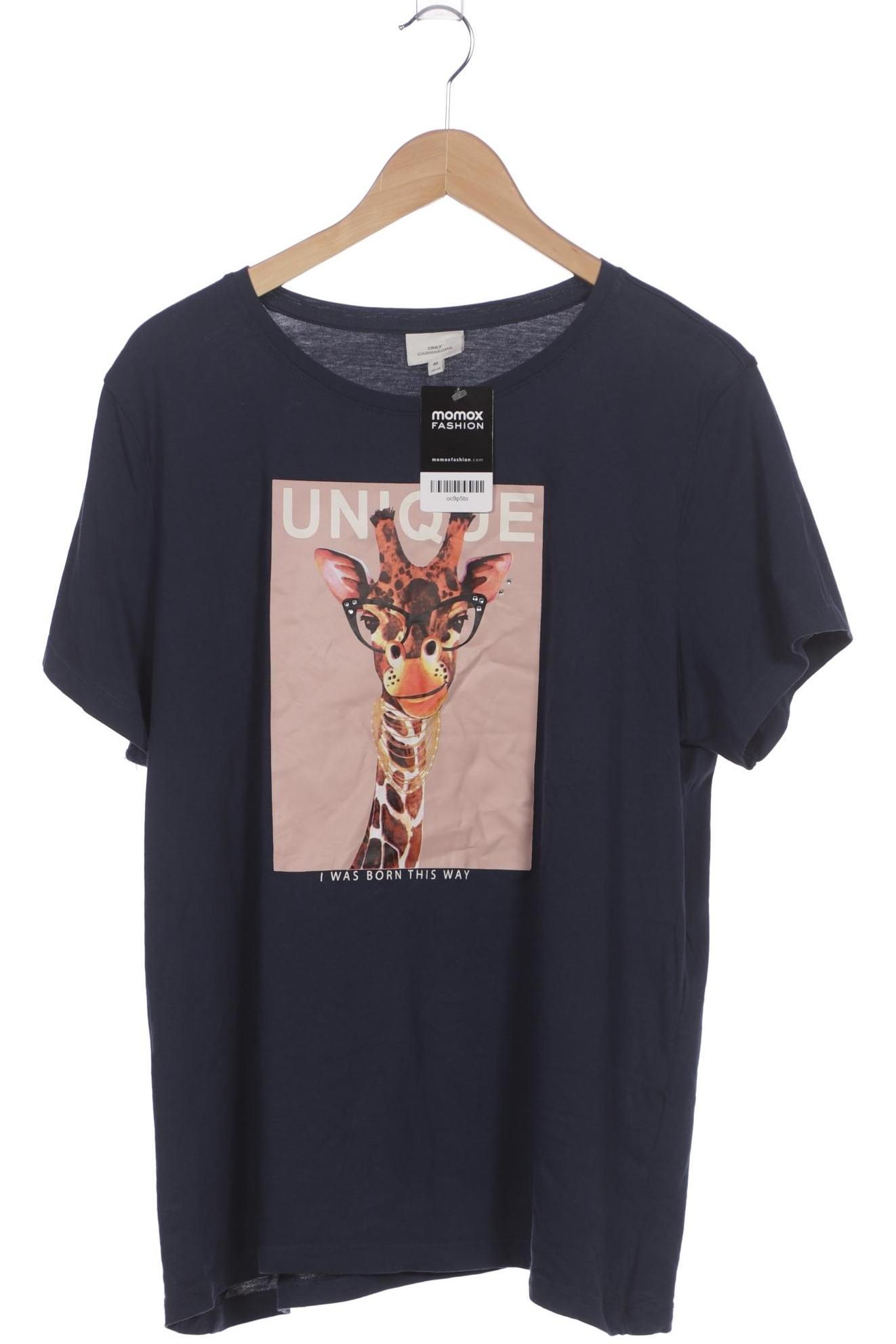 

Only Carmakoma Damen T-Shirt, marineblau, Gr. 38