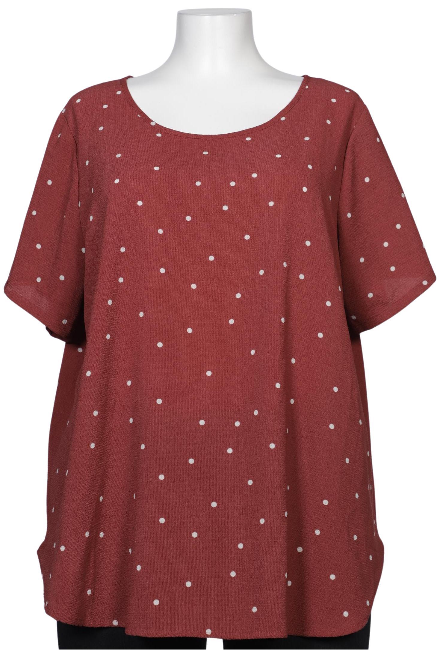 

Only Carmakoma Damen Bluse, rot, Gr. 50