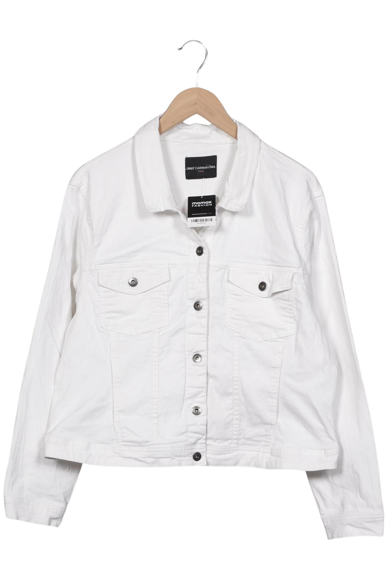 

Only Carmakoma Damen Jacke, weiß, Gr. 50
