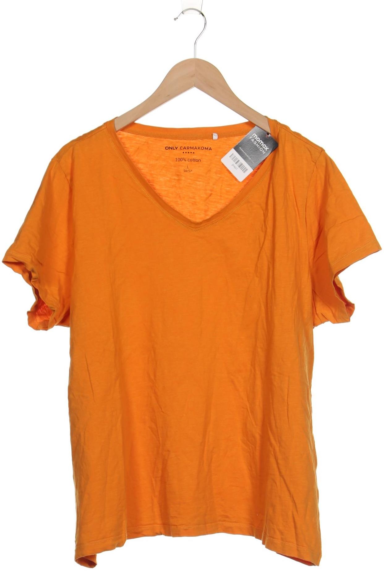 

Only Carmakoma Damen T-Shirt, orange, Gr. 42