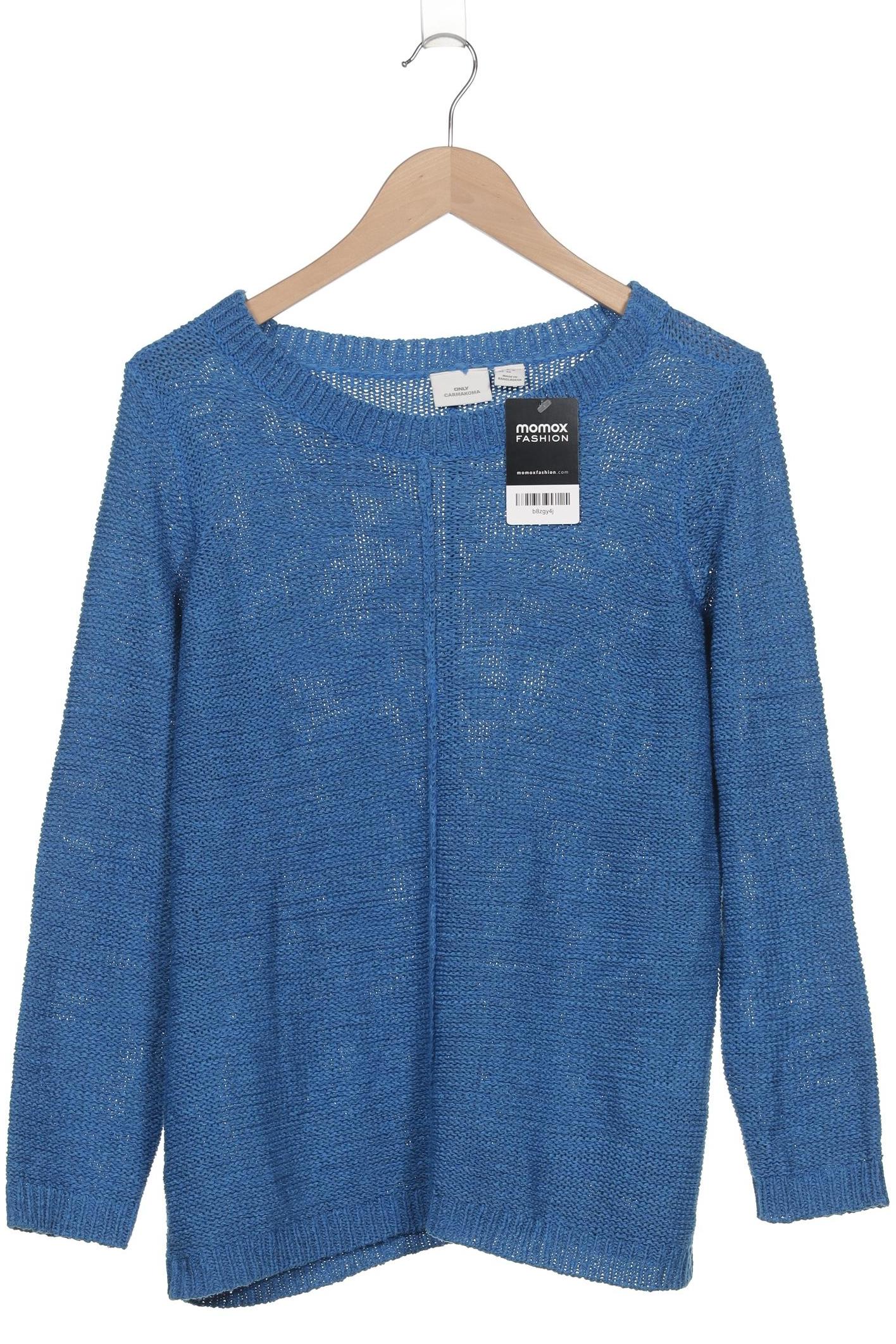 

Only Carmakoma Damen Pullover, blau, Gr. 42