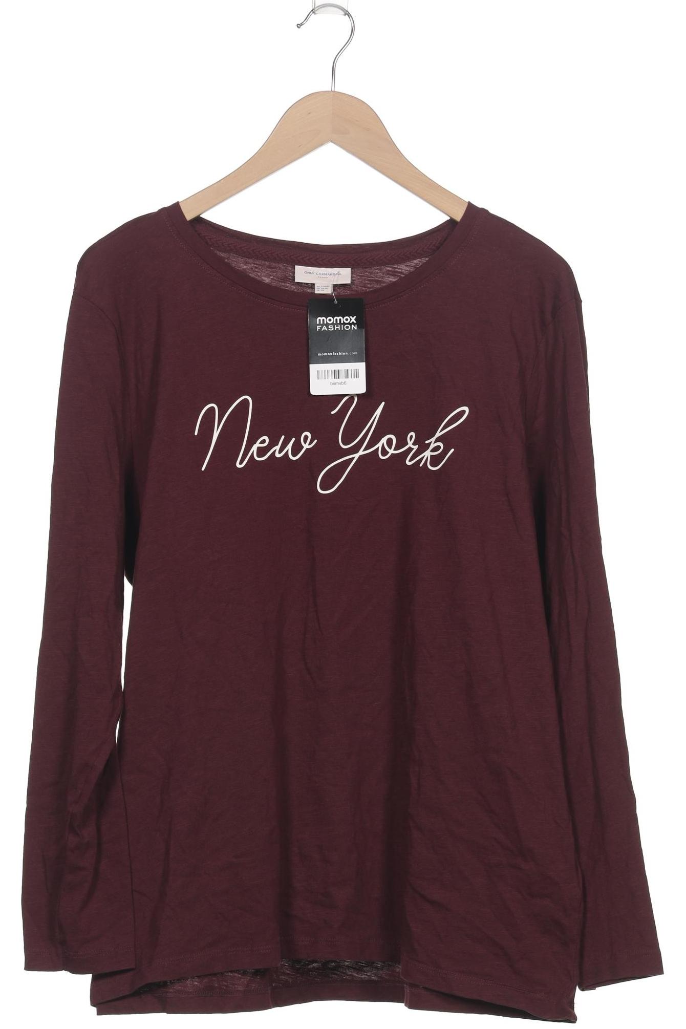

Only Carmakoma Damen Langarmshirt, bordeaux, Gr. 50