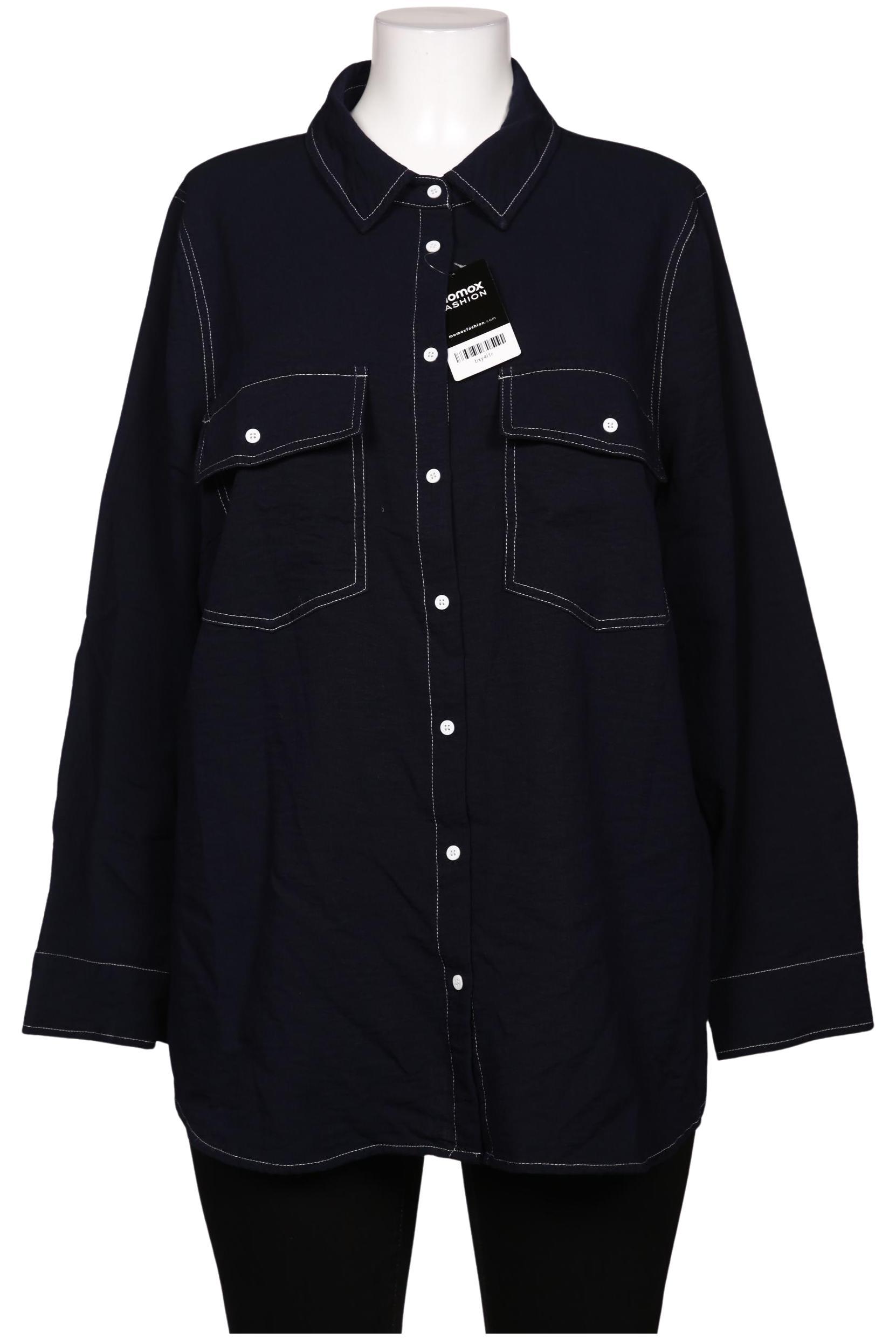 

Only Carmakoma Damen Bluse, marineblau, Gr. 48