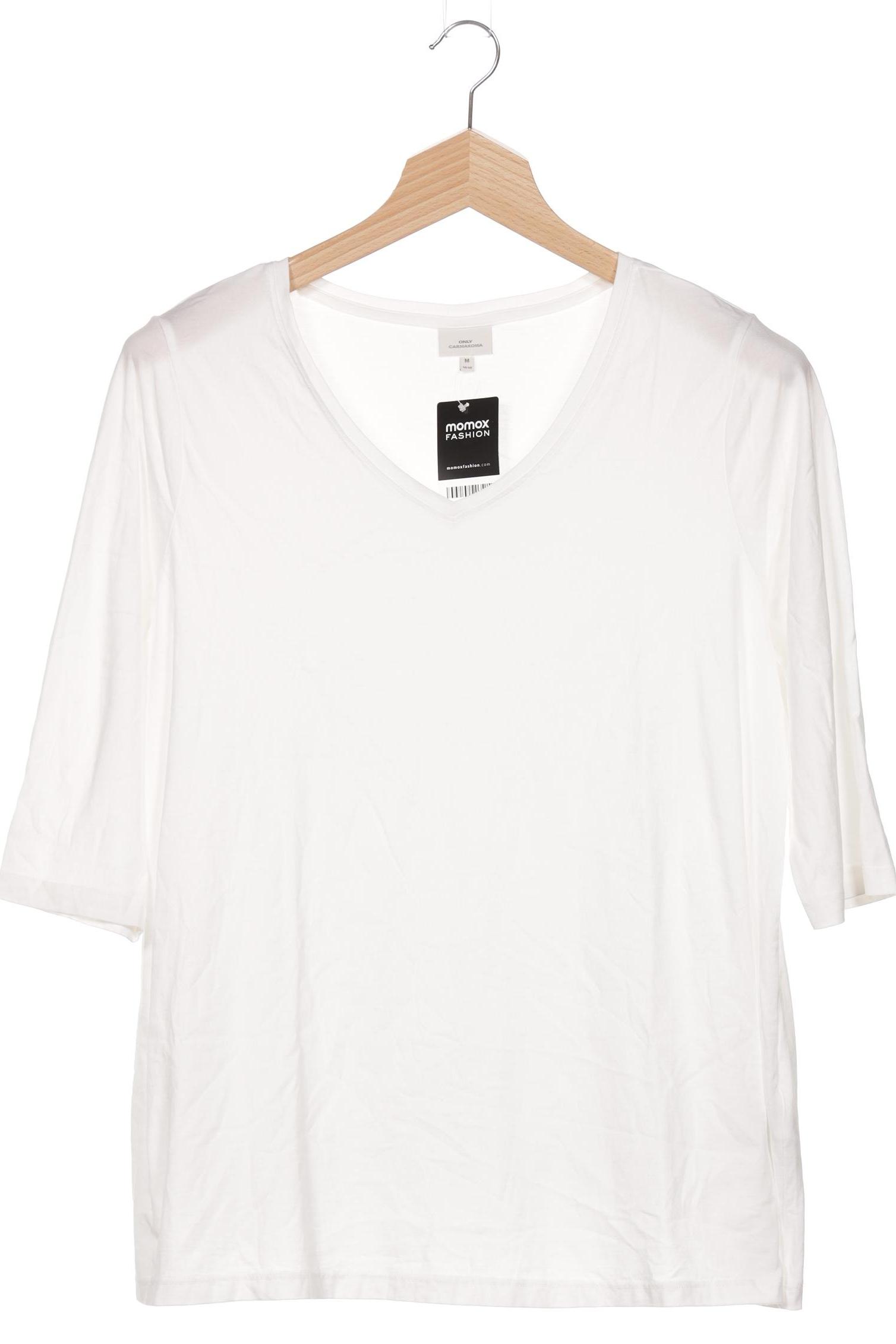 

Only Carmakoma Damen Langarmshirt, weiß, Gr. 38