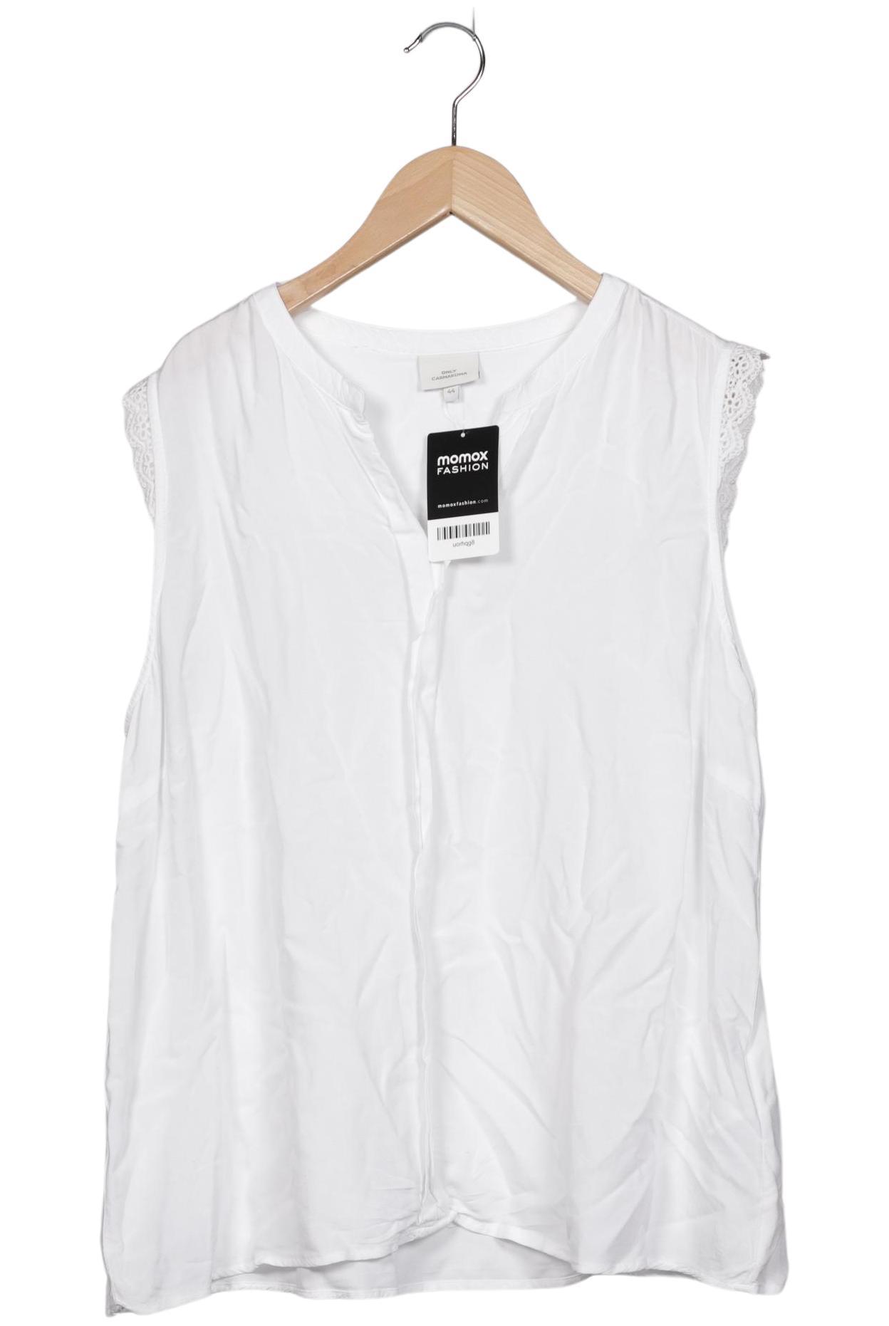 

Only Carmakoma Damen Bluse, weiß, Gr. 44