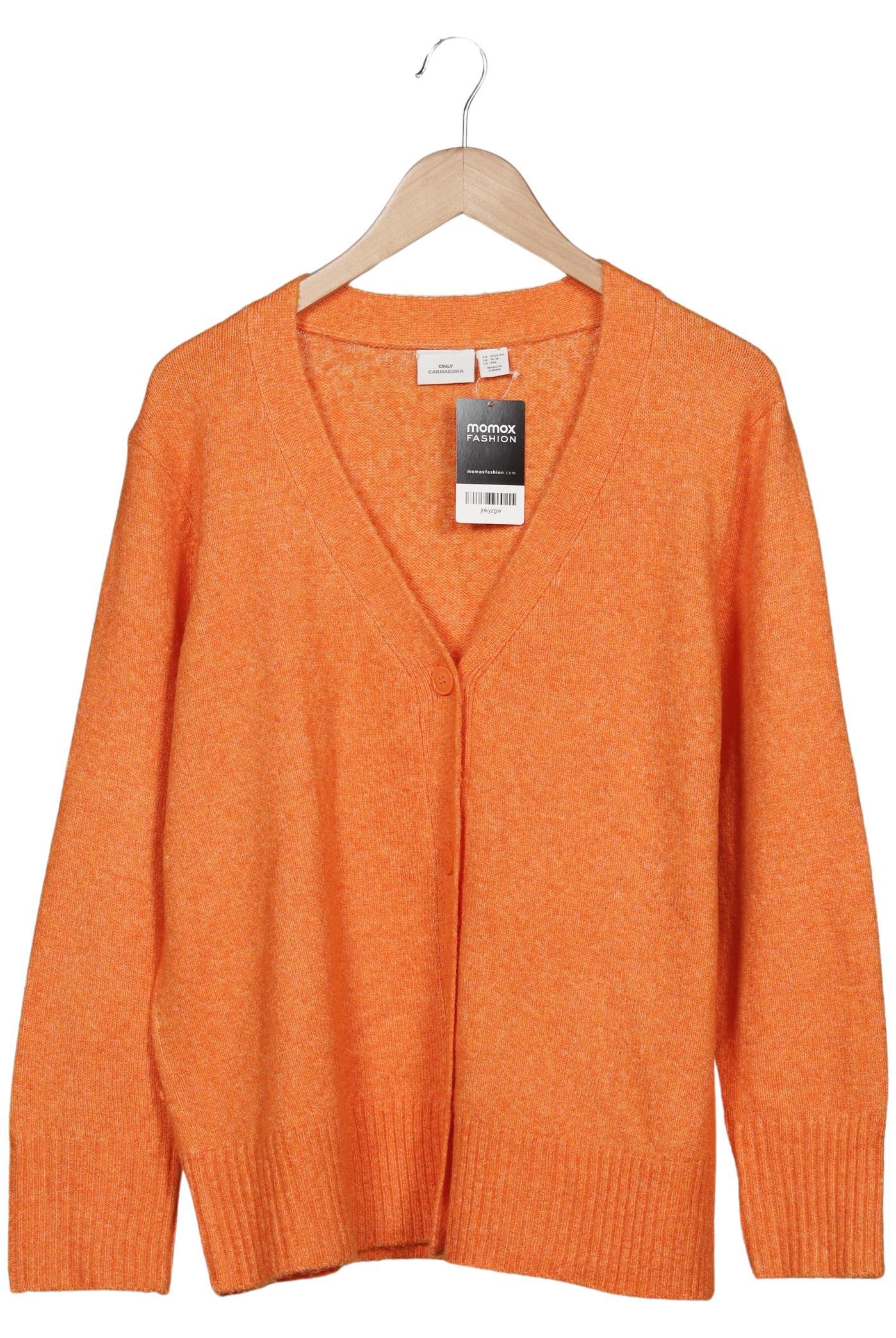 

Only Carmakoma Damen Strickjacke, orange, Gr. 42