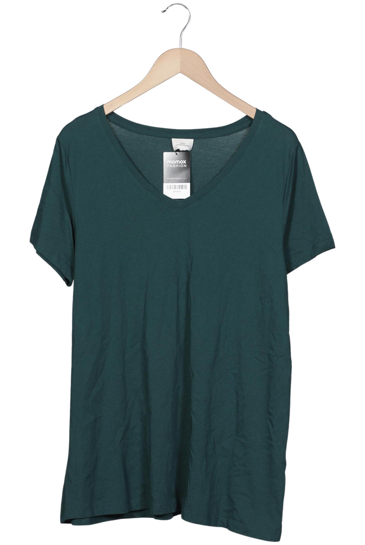 

Only Carmakoma Damen T-Shirt, grün, Gr. 44