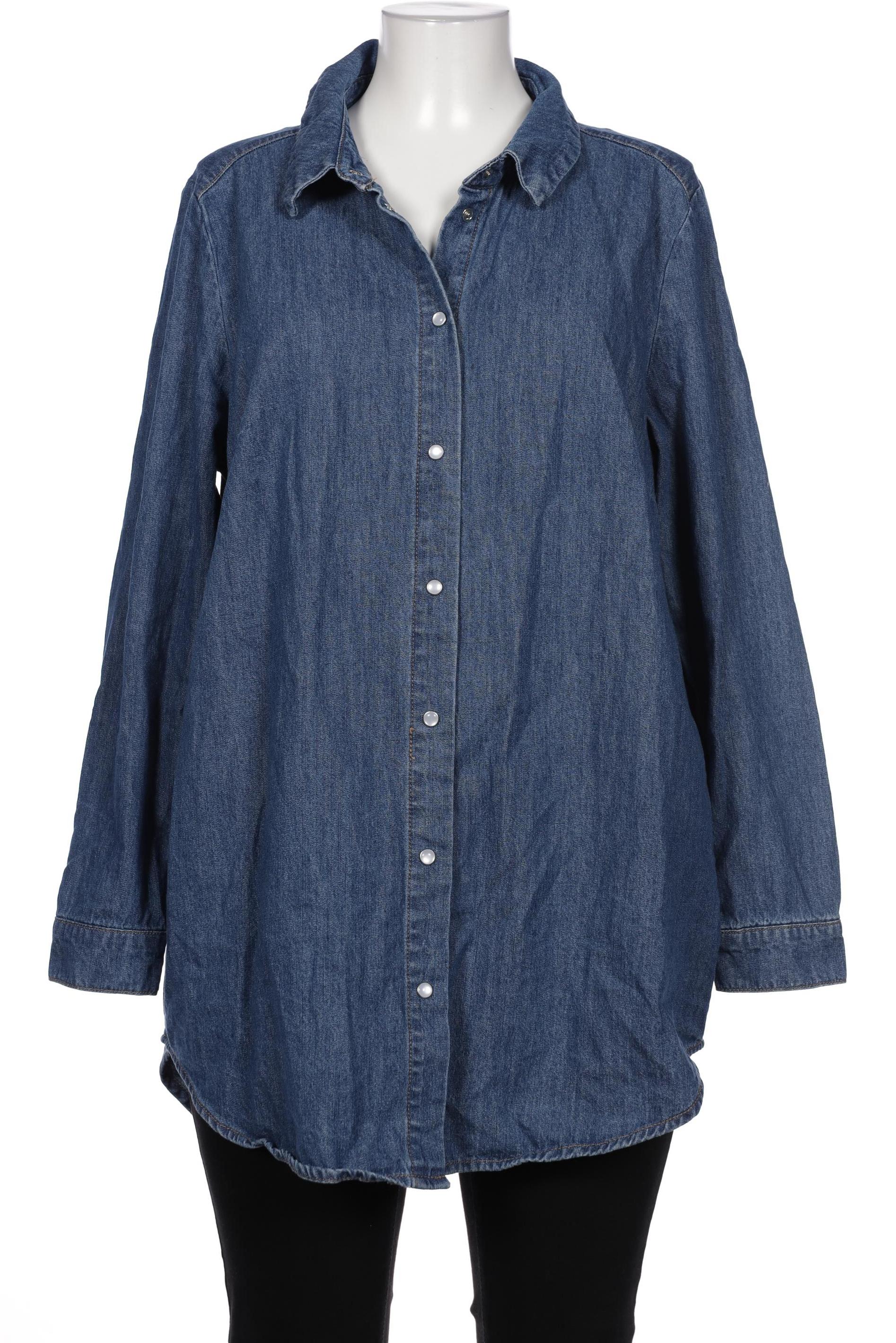 

Only Carmakoma Damen Bluse, marineblau, Gr. 46