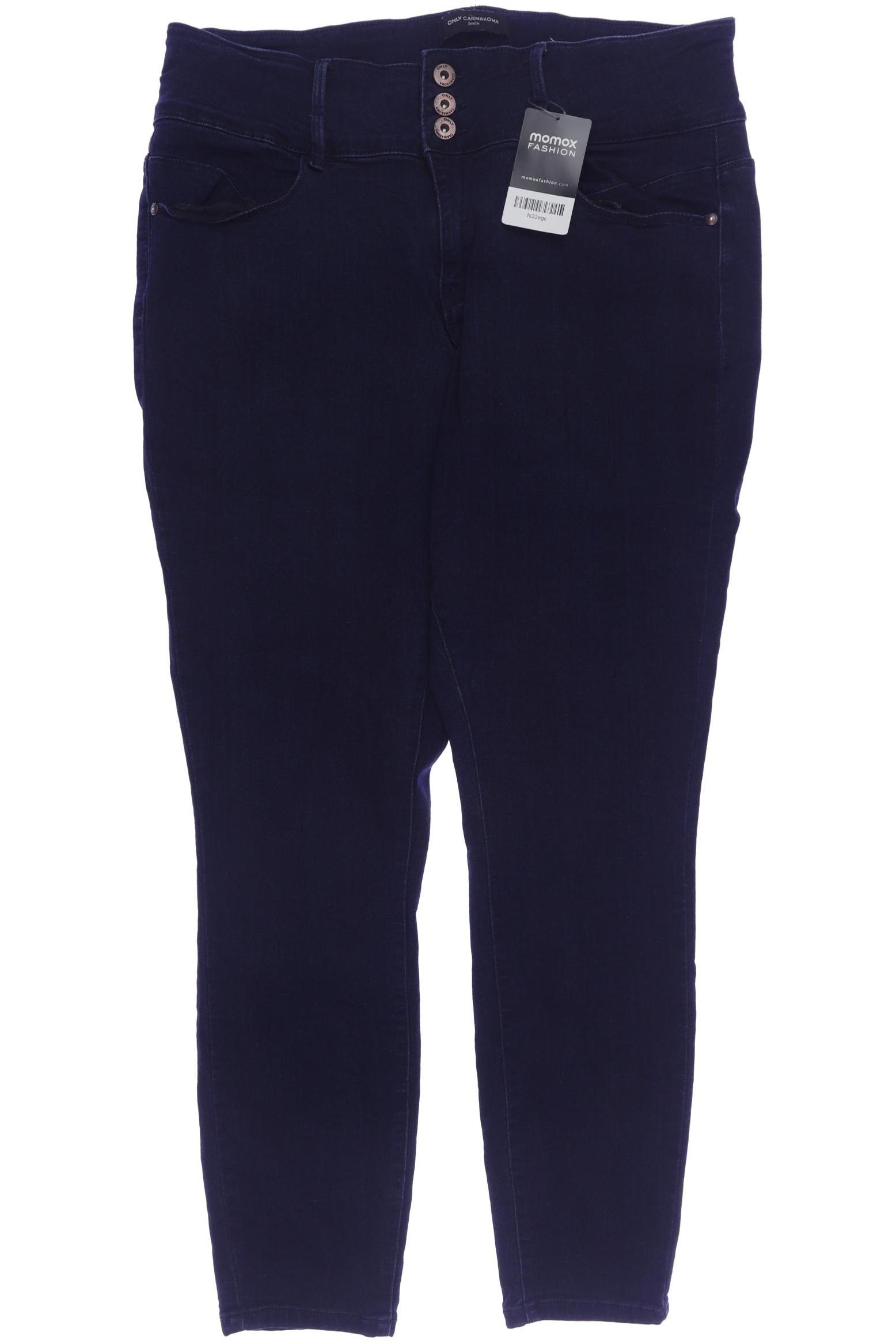 

Only Carmakoma Damen Jeans, marineblau, Gr. 34