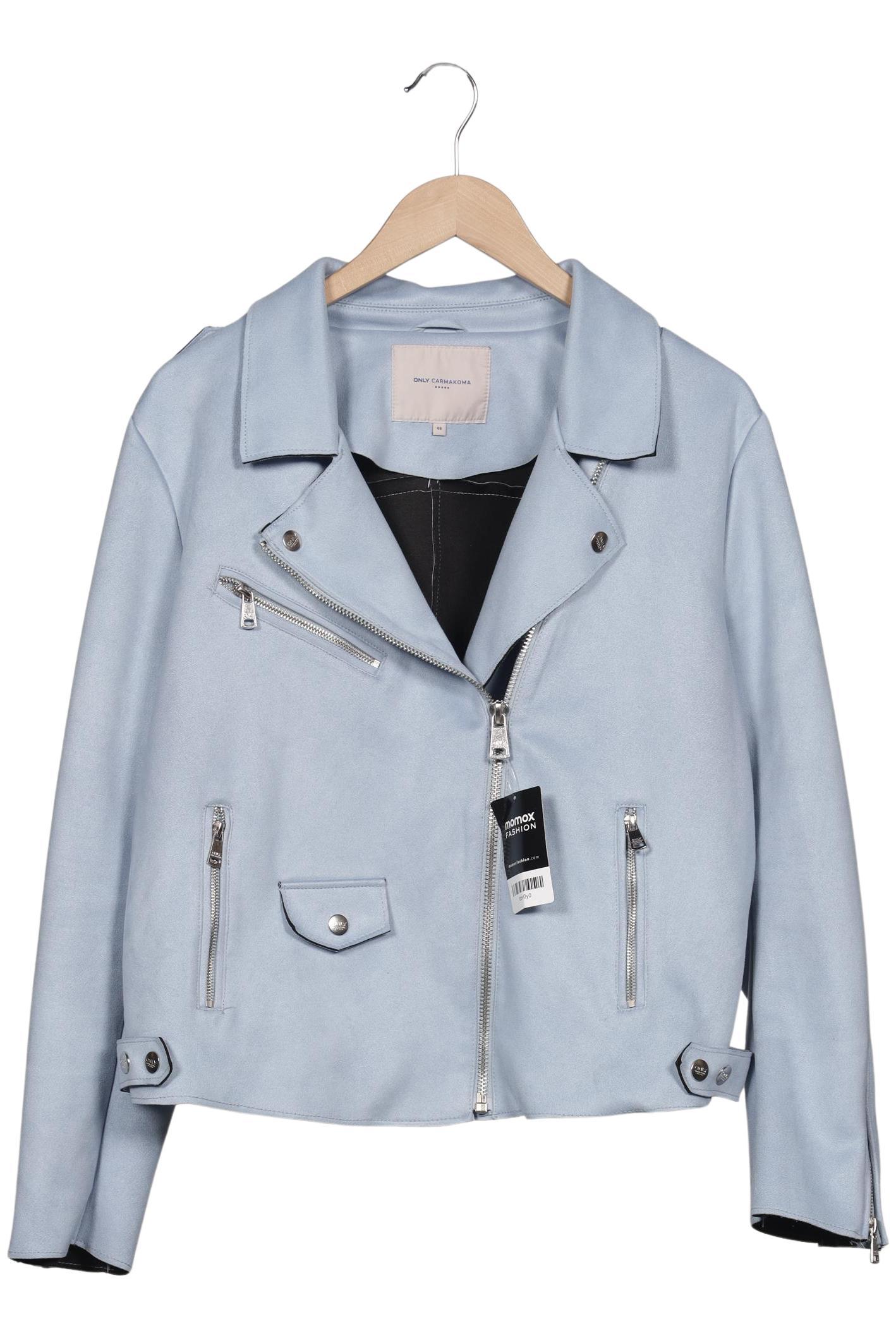 

Only Carmakoma Damen Jacke, hellblau, Gr. 48