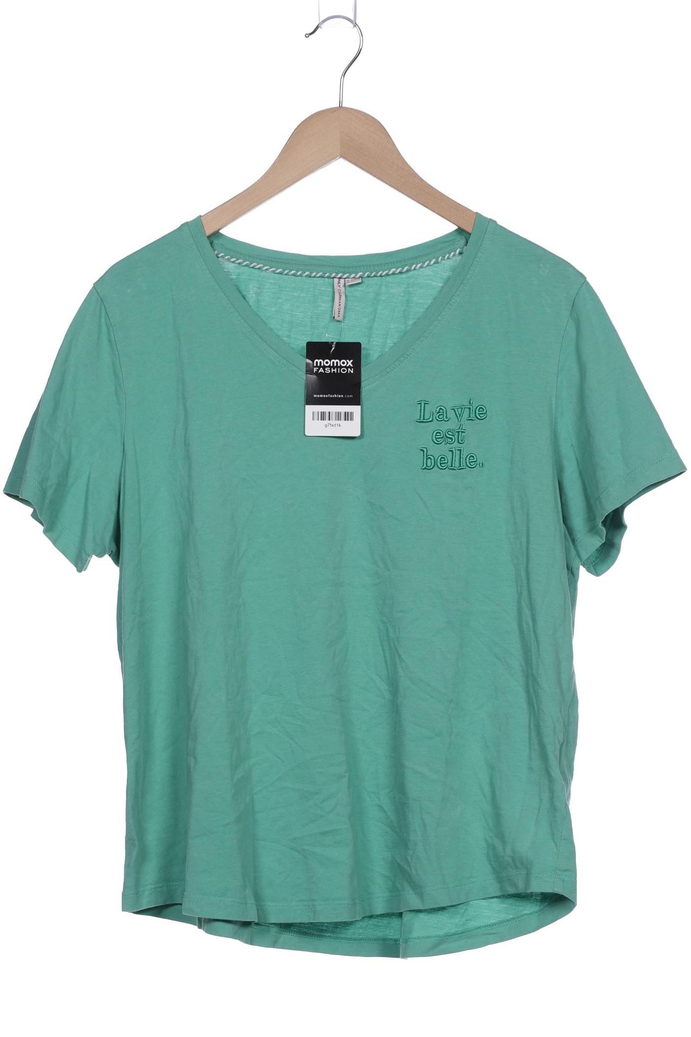 

Only Carmakoma Damen T-Shirt, türkis, Gr. 38