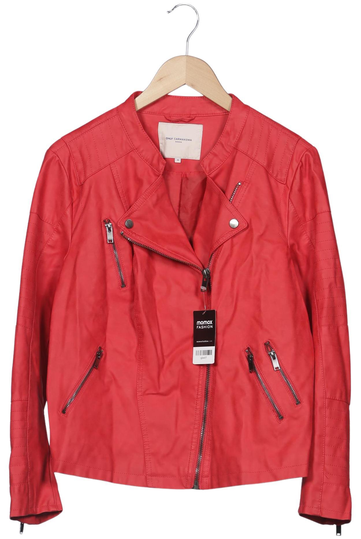 

Only Carmakoma Damen Jacke, rot, Gr. 46