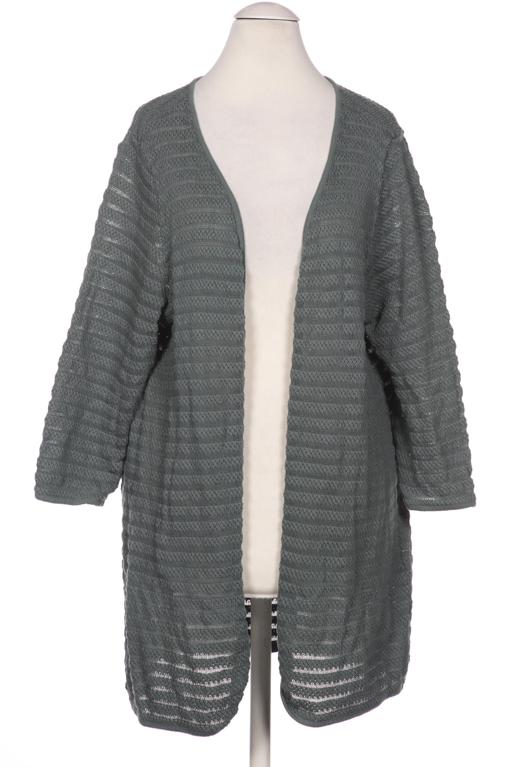 

Only Carmakoma Damen Strickjacke, grün, Gr. 36