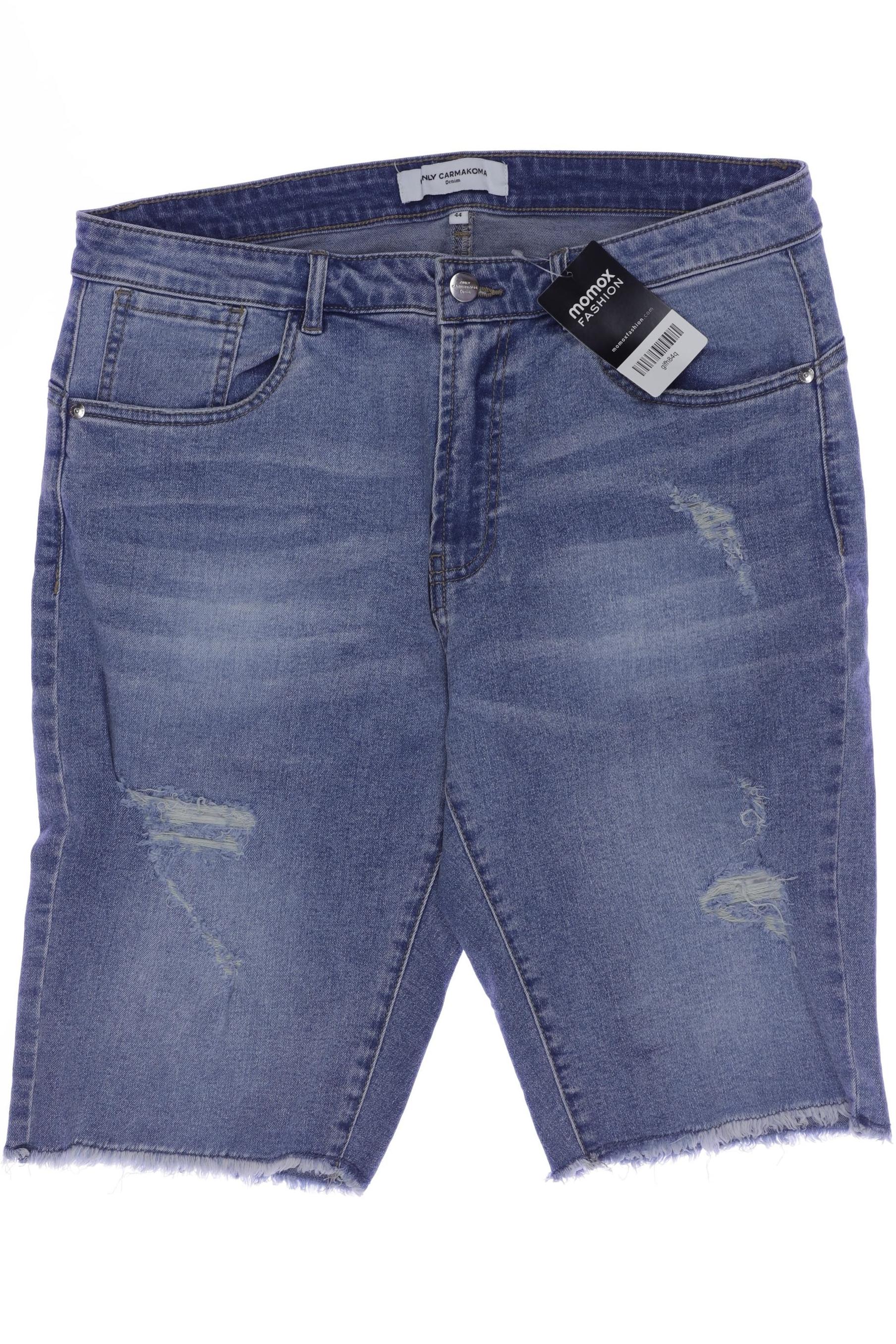 

Only Carmakoma Damen Shorts, blau, Gr. 44