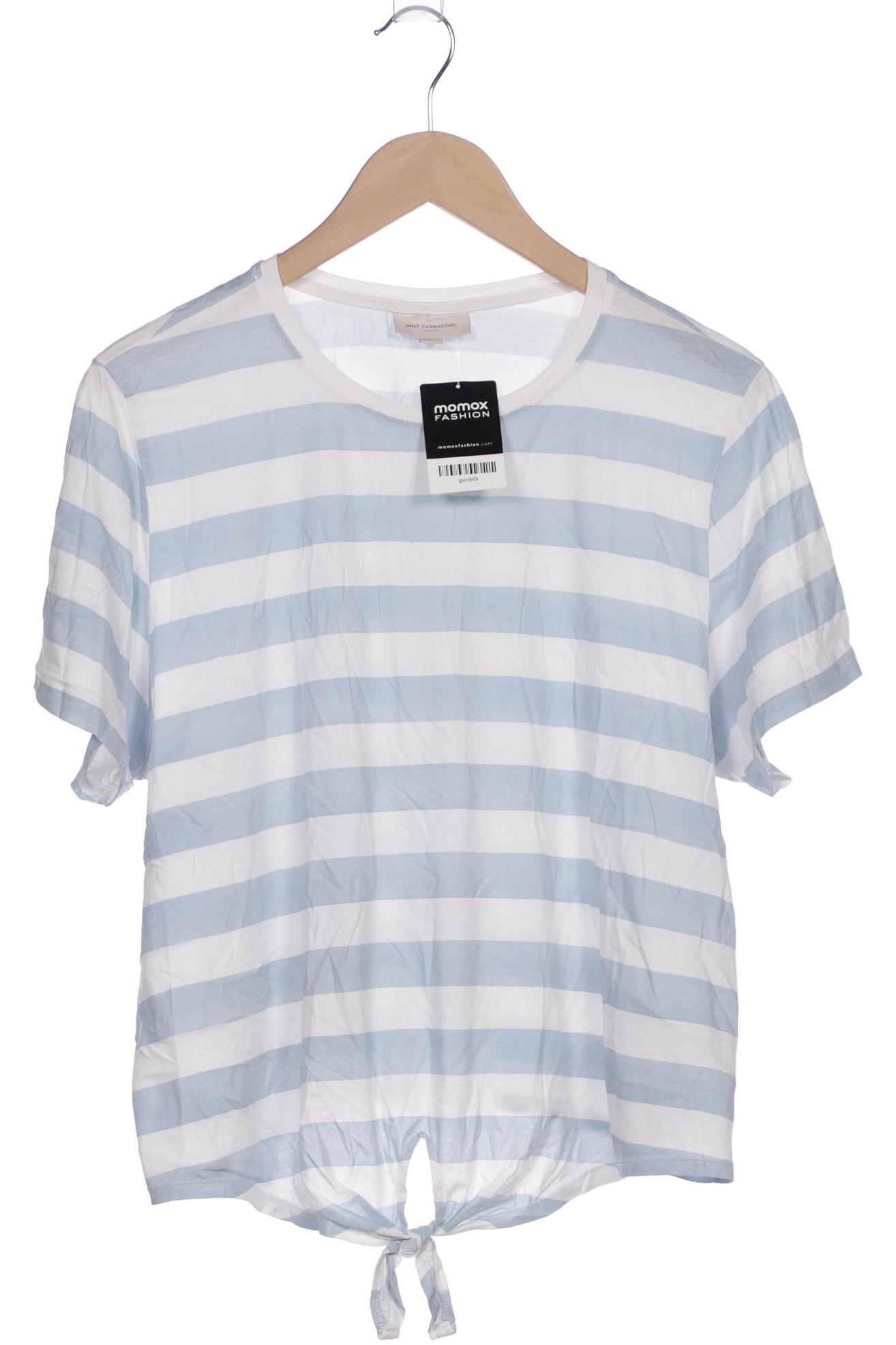

Only Carmakoma Damen T-Shirt, blau, Gr. 46